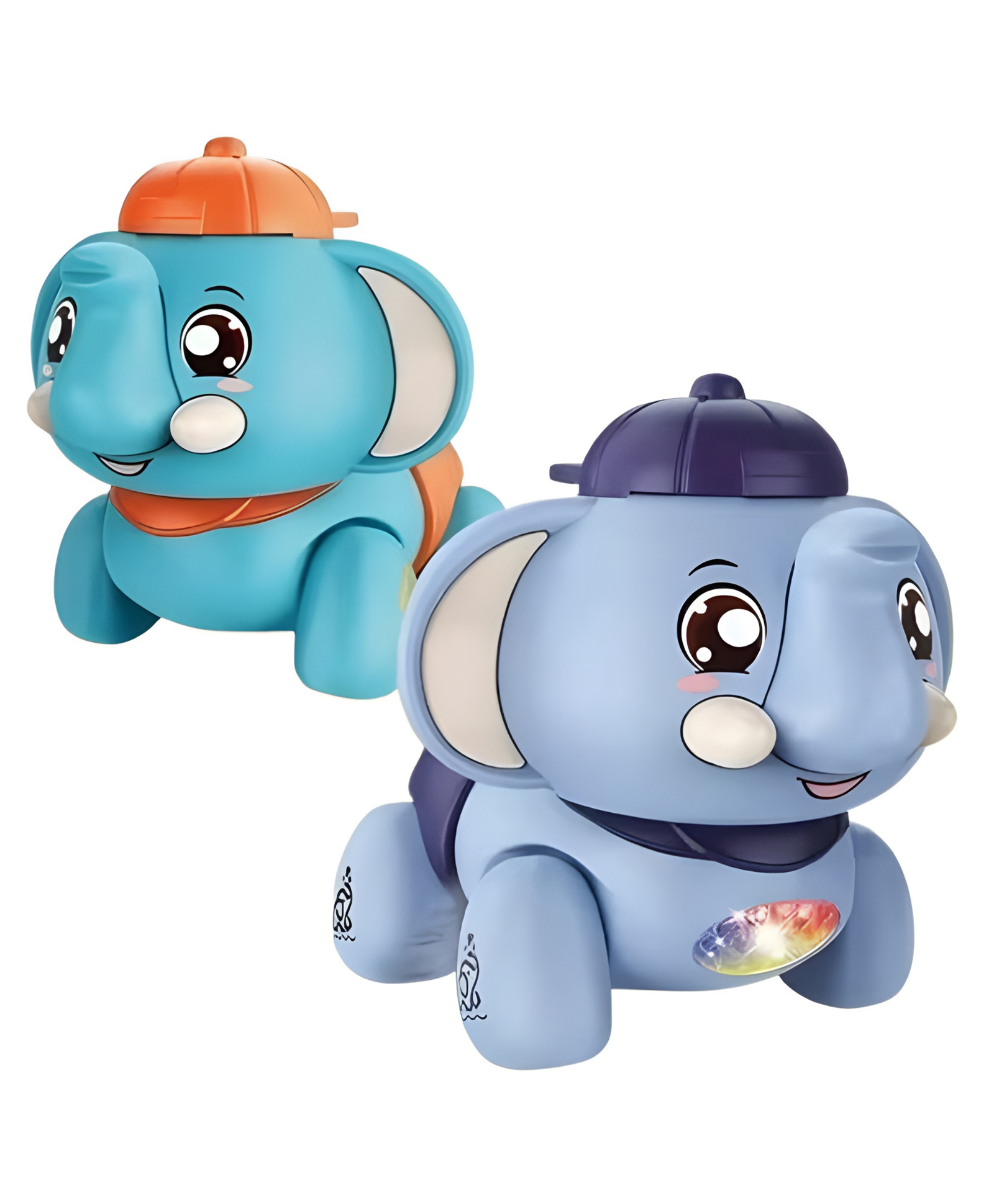 NEGOCIO Battery Operated Walking Elephant Funny Toy with Light and Sound for Kids - PACK OF 1 - COLOR MAY VARY-image-8