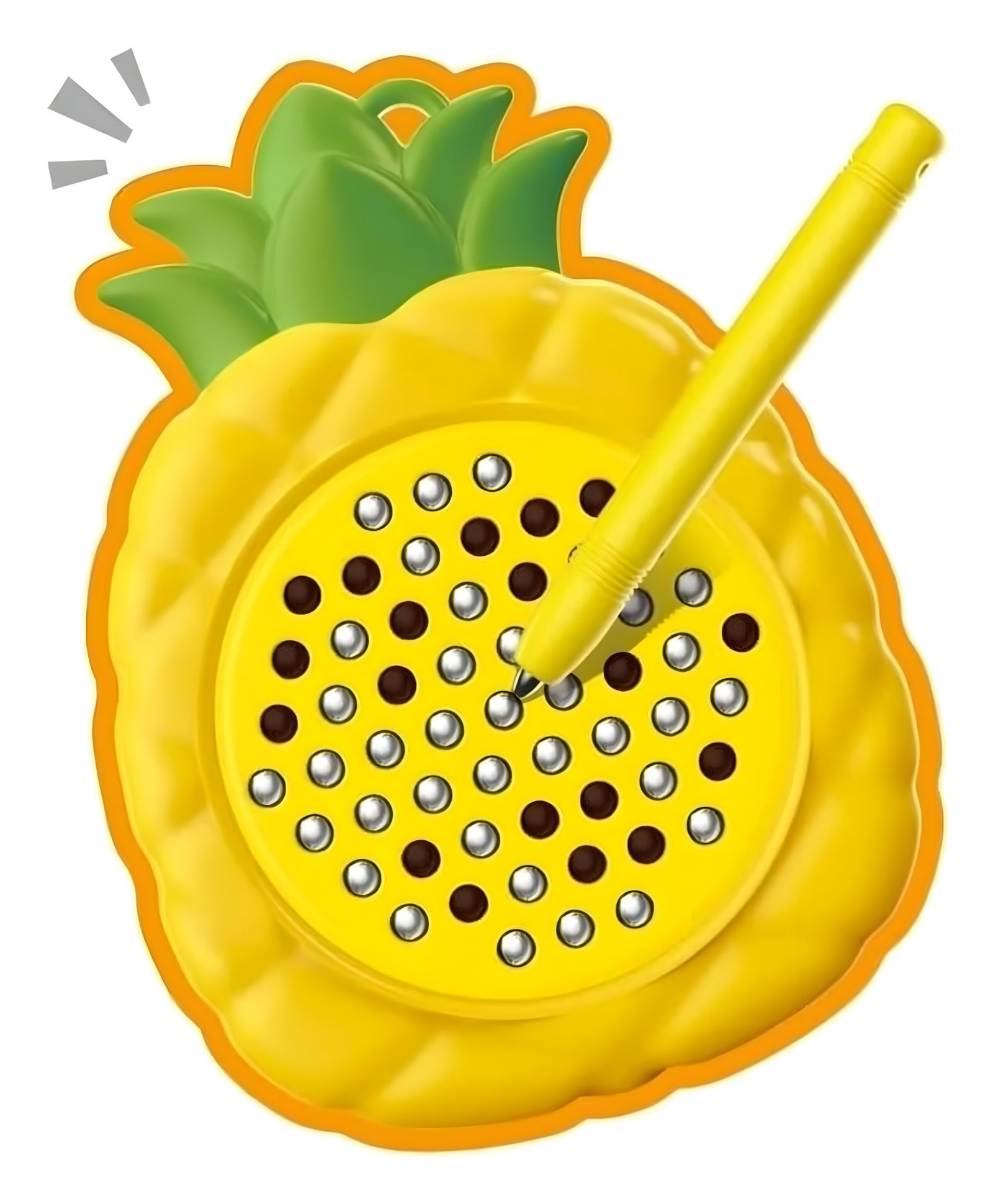 NEGOCIO Fruit Shape Magnetic Dot Board | Compact Travel-Friendly Magnet Board with Pen | Perfect Toy for Kids - PACK OF 1 - COLOR MAY VARY-image-43