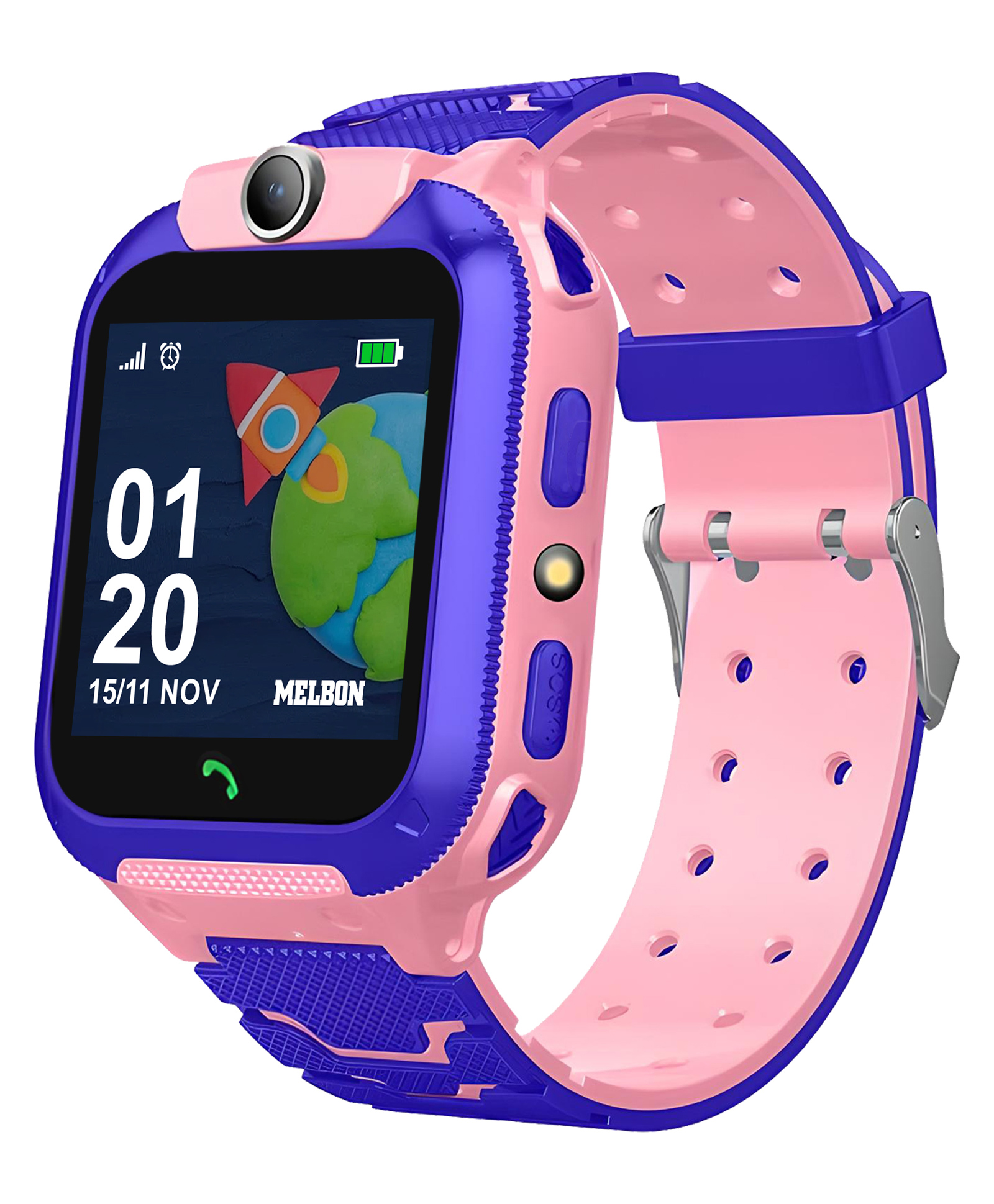 PunnkFunnk Q18 Kids Smart Watch, 2G/3G Connectivity, Two-Way Calling, Voice Calling, GPS Tracker, SOS Function, Camera & Water Rasistence, Smartwatch for Kids - Boys & Girls - (Pink)-picture-21