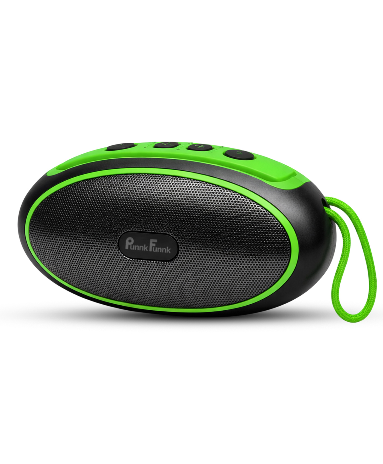 PunnkFunnk Sound Mini Compact Bluetooth Speaker, HD Stereo Sound, Bluetooth 5.3, 8H Playtime, Lightweight Portable Speaker, TF Card/USB/AUX Support for Mobile (Green)-image-6
