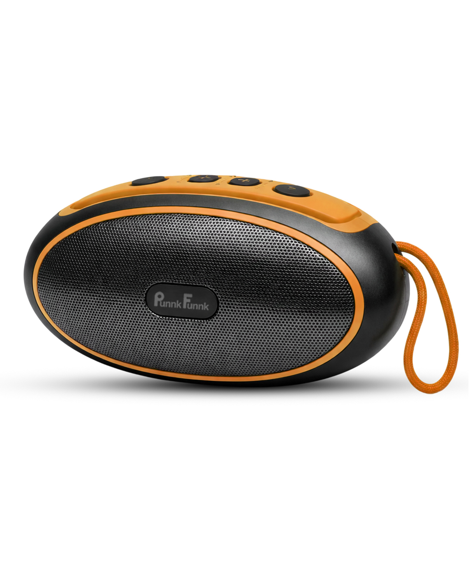 PunnkFunnk Sound Mini Compact Bluetooth Speaker, HD Stereo Sound, Bluetooth 5.3, 8H Playtime, Lightweight Portable Speaker, TF Card/USB/AUX Support for Mobile (Orange)-picture-11