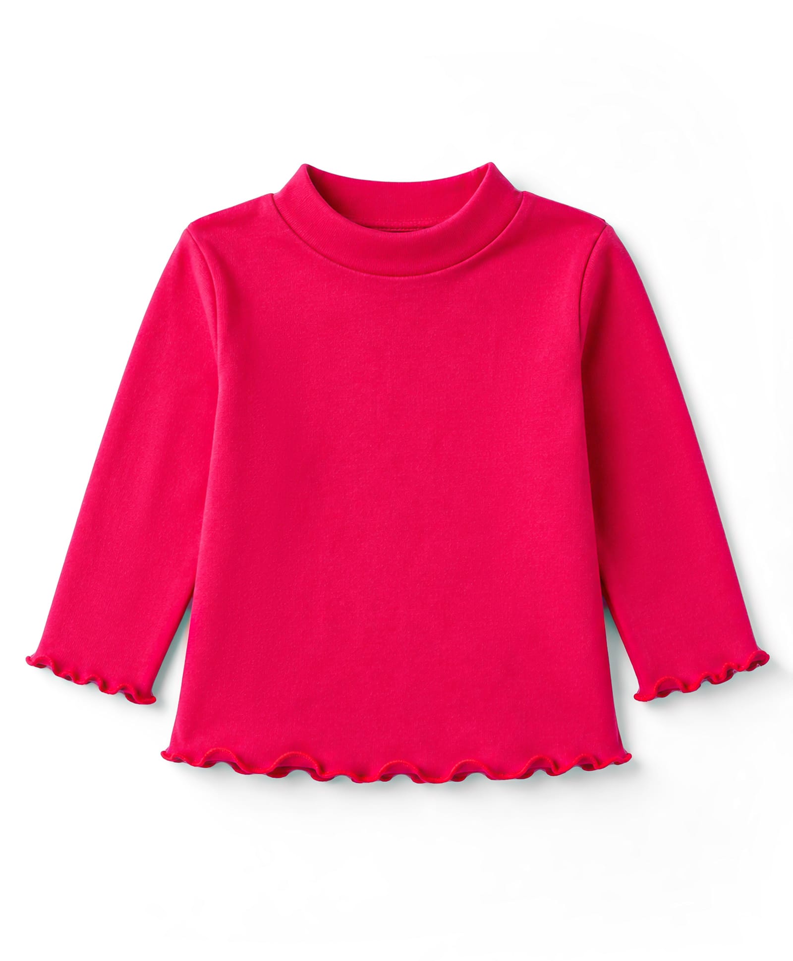 Simply Cotton Lycra Knit Full Sleeves Solid T-Shirt - Red-picture-14