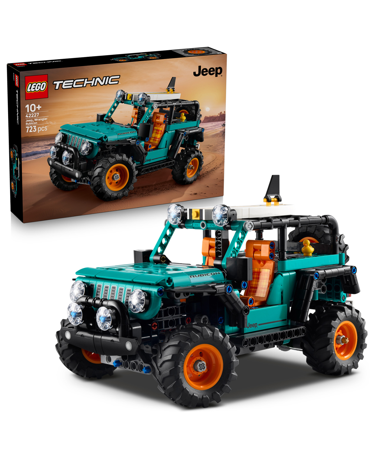 LEGO Technic Jeep Wrangler Rubicon SUV Building Kit 723 Pieces-42227-image-32
