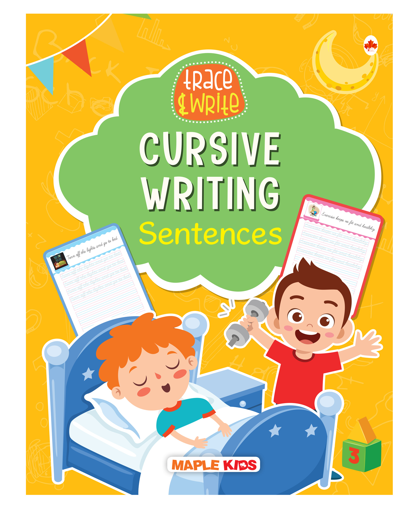 maple press Cursive Writing Sentence - English-picture-38