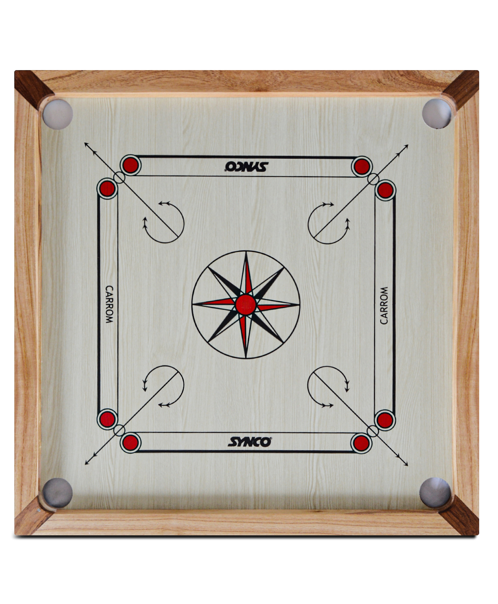 SYNCO 27 Inch Mango Carrom Board-picture-16