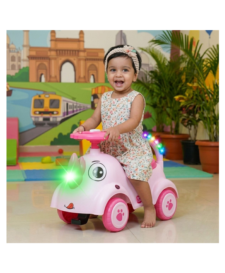 JoyRide Mighty Tusk Rhino Rider Foot-to-Floor Ride-On Toy for Kids Push Car with Music Interactive LED Lights, Music, and Under-Seat Storage.-image-41