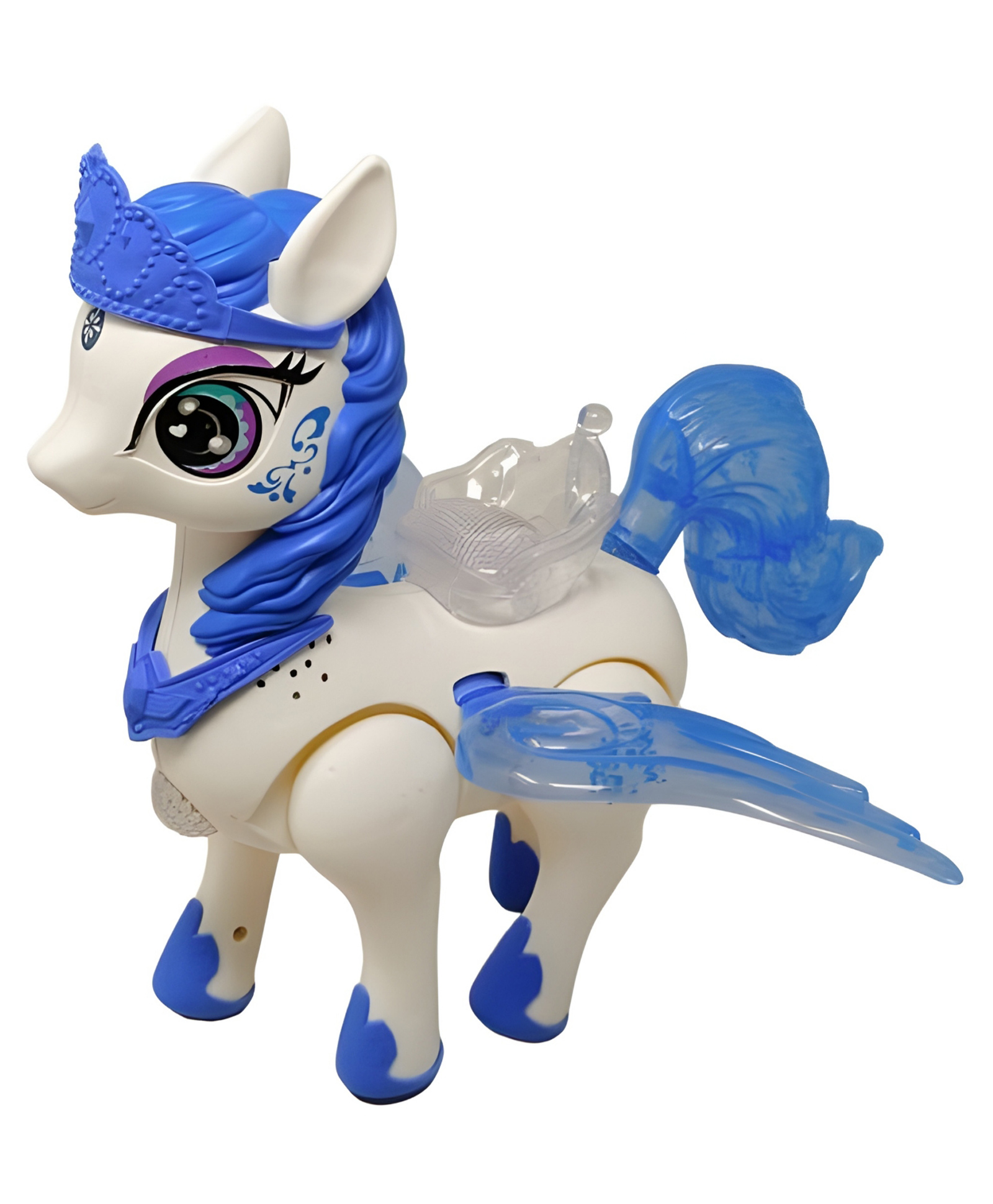NEGOCIO Cute Pony with Light and Music delightful children's toy that combines enchanting visuals, playful melodies, and interactive fun - PACK OF 1 - COLOR MAY VARY-image-6