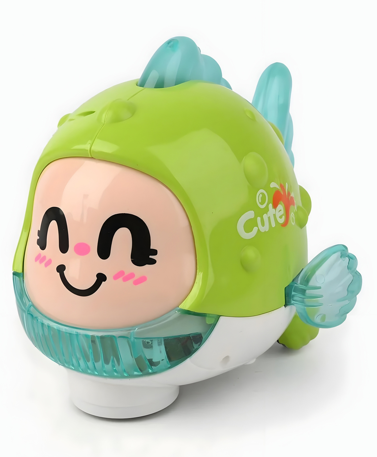 NEGOCIO Electric Swing Fish with Music & Light,Face-changing Fish Kids Toy - PACK OF 1 - COLOR MAY VARY-image-1