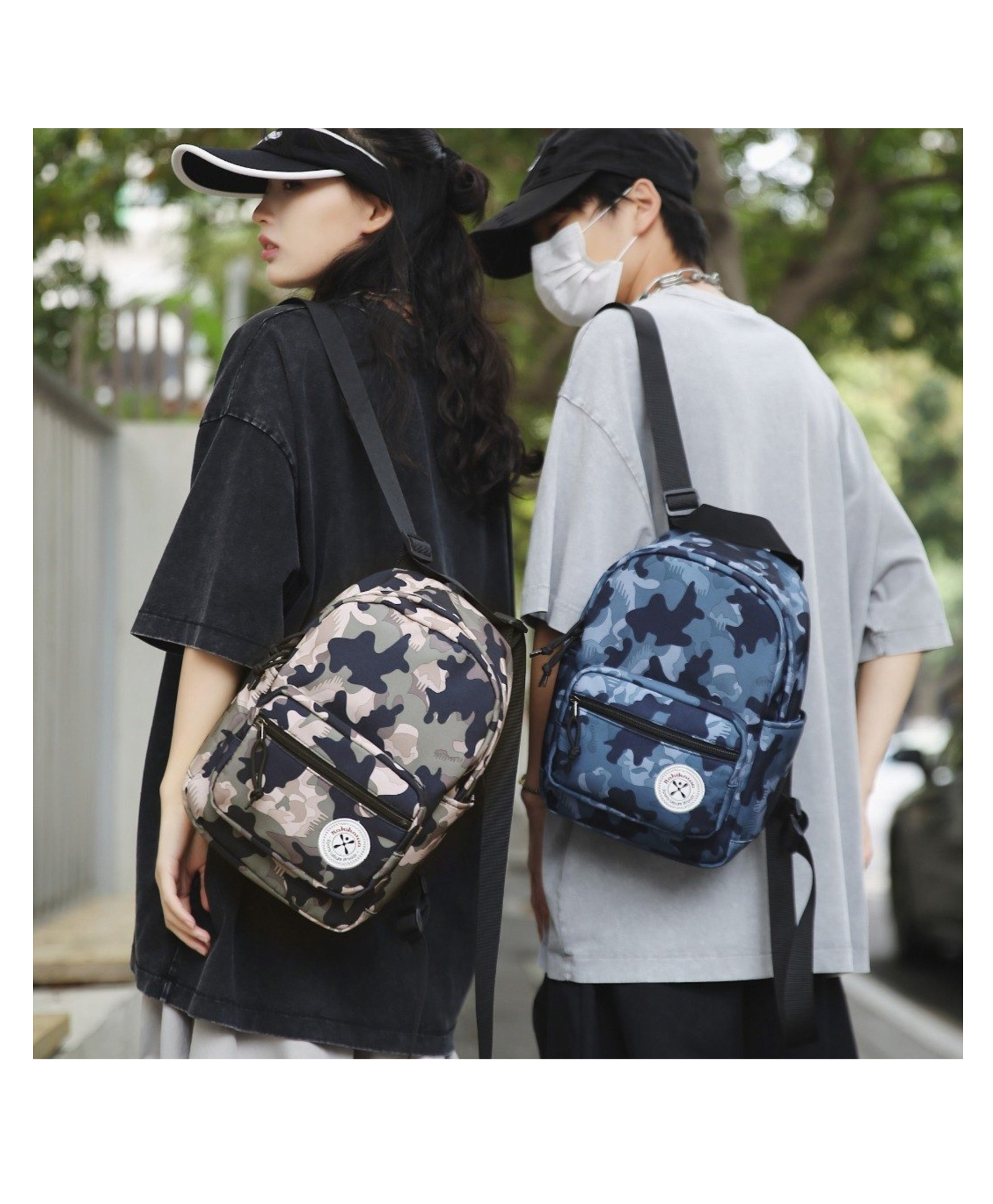 YAMAMA 12.5 Inches Mini Camouflage Backpack for Men and Women, Lightweight Casual Travel Daypack, Small Size Multi Pocket Bag - Color May Vary-picture-14