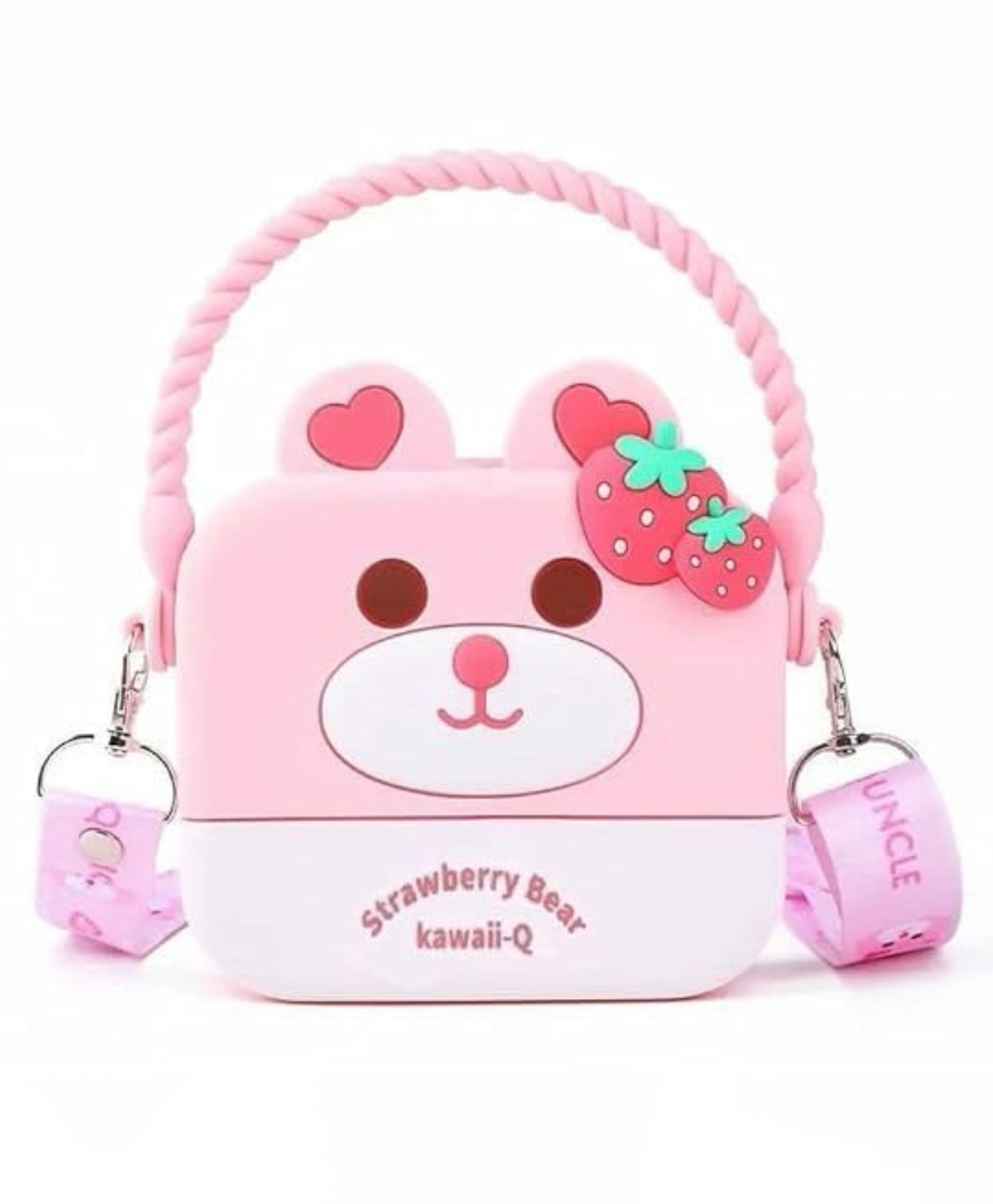 YAMAMA 6.6 Inch Silicone Cute Kawaii Bunny Sling Crossbody Purse Bags for Girls, Toys Handbag Shoulder Silicone Small Purse, Sling Bag with Key Ring, Comb and Mirror - Color May Vary-image-41