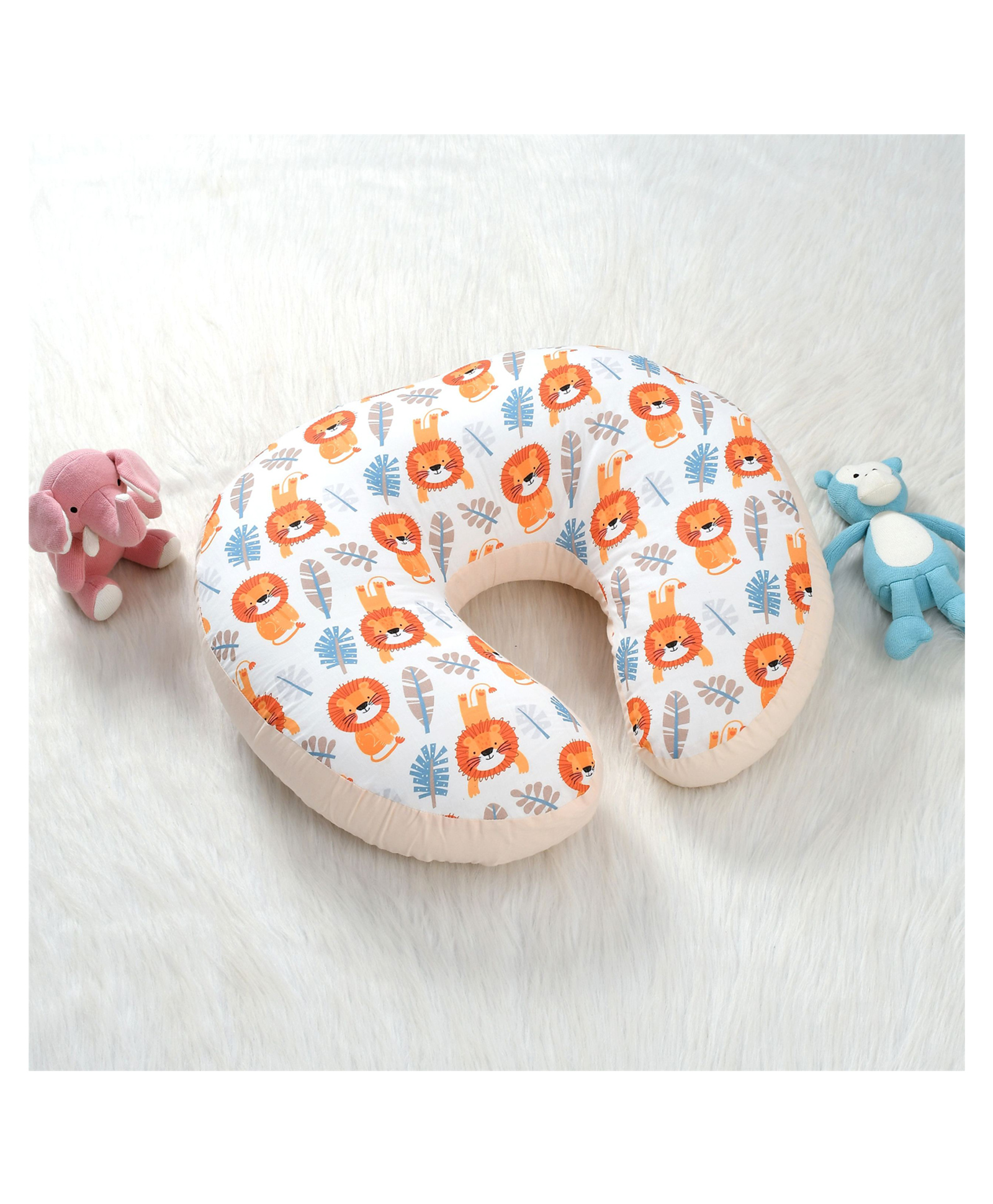 SOVANA Baby Feeding & Nursing pillow with RemovableOrganic Cotton Cover- King Uncle-picture-27