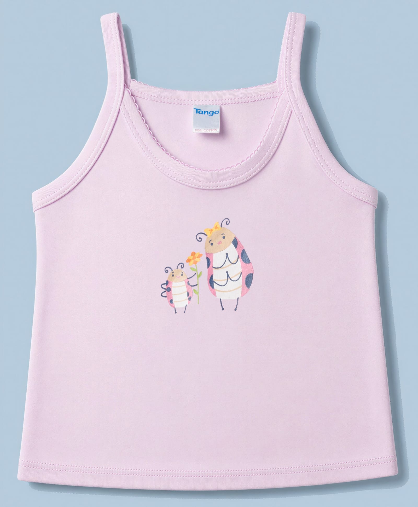 Tango Single Jersey Knit Sleeveless Slips with Bugs Print - Purple-image-37
