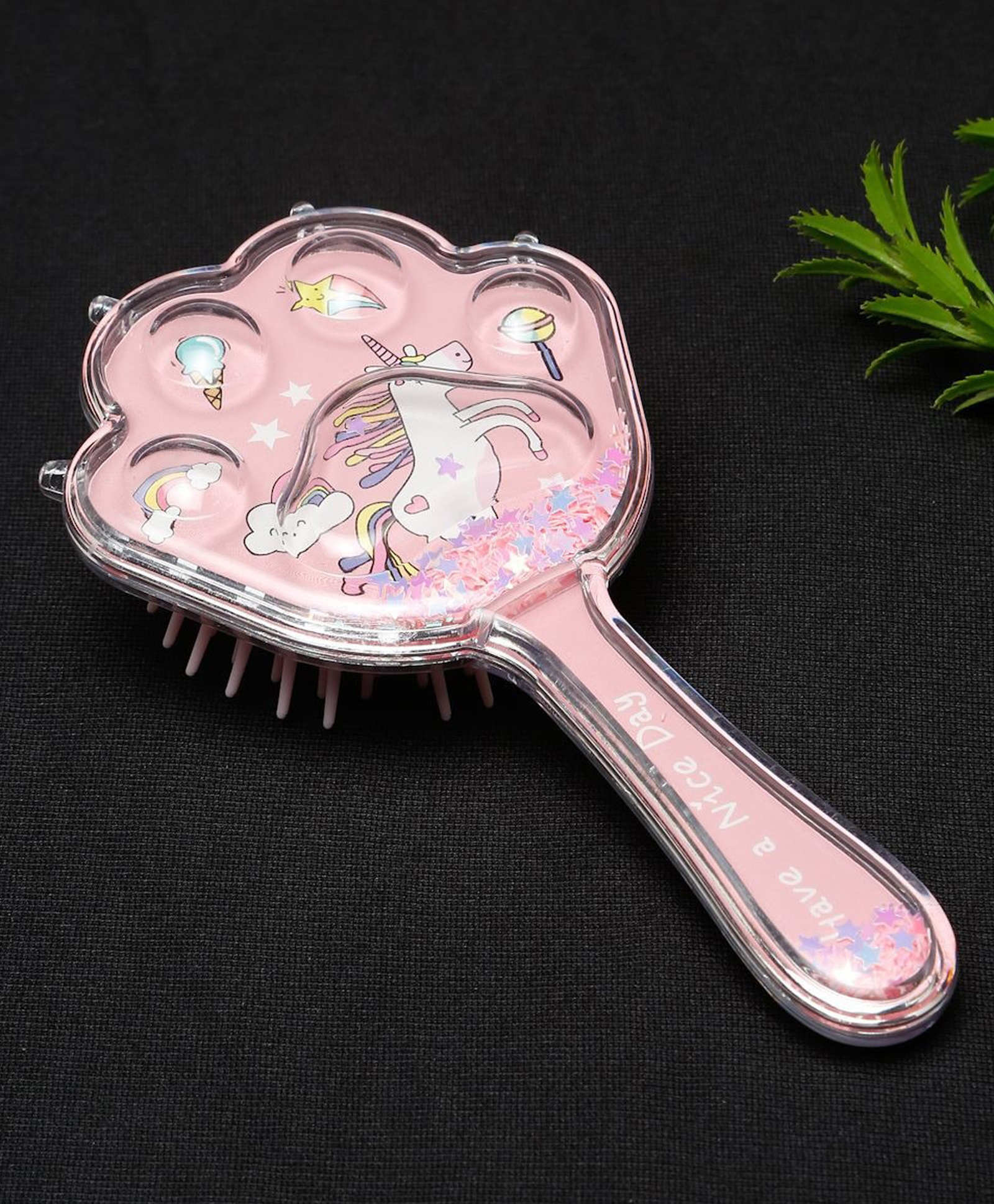 Ortis Glitter Hair Comb Baby Pink-image-39