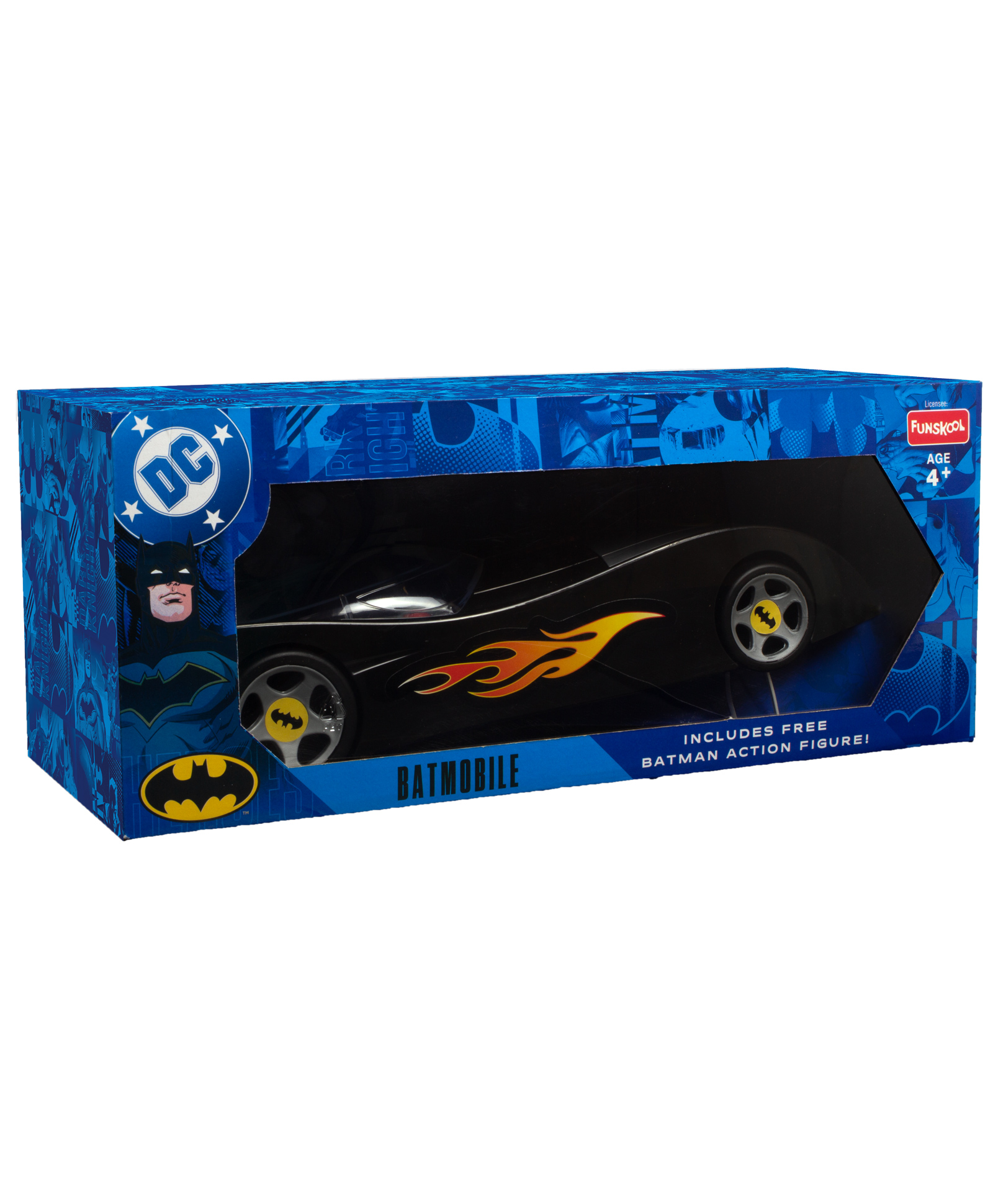 Funskool Classic Batman Action Figure Car 4 Inches - Black-picture-12
