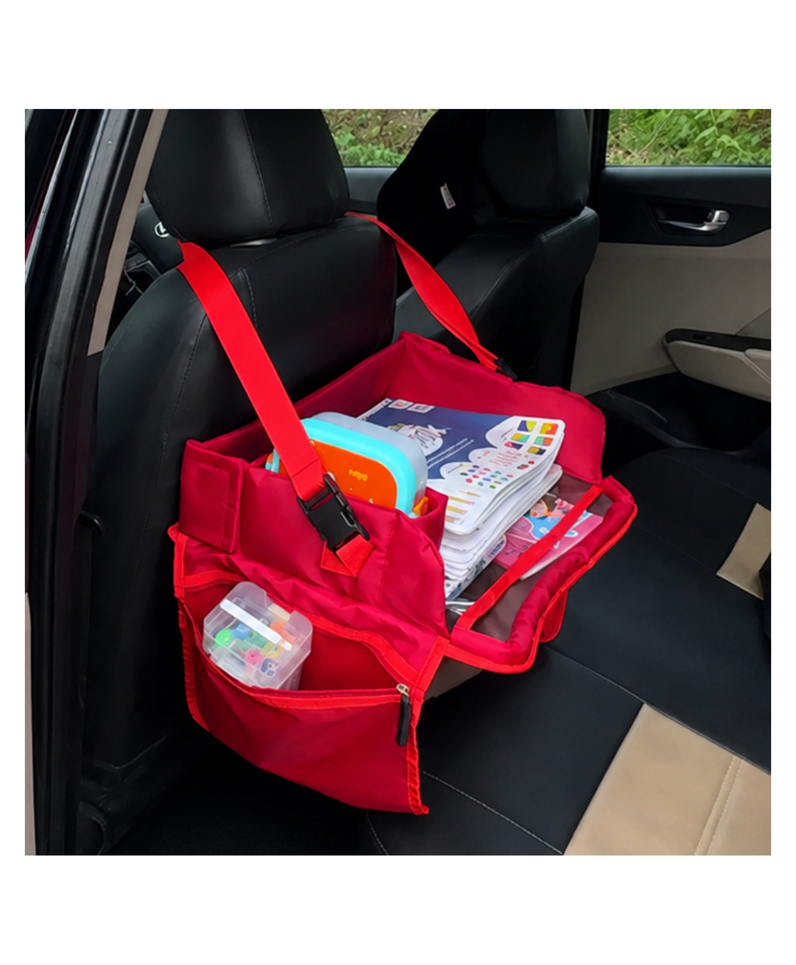 Nomado Fold & Go Travel Tray - Red-picture-7