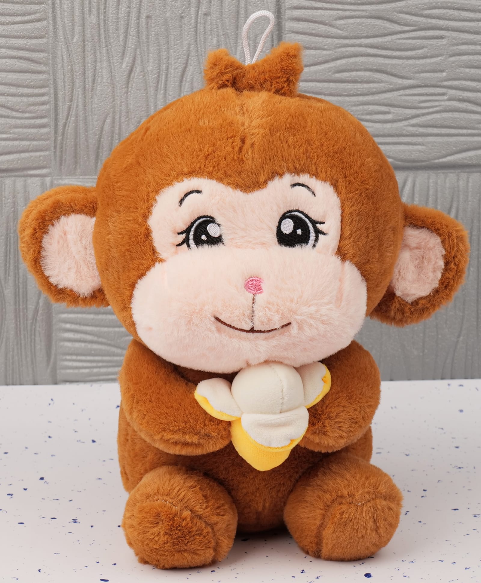 Dukiekooky 28 cm Kids Super Cute & Adorable Cute Monkey Soft Toy- Brown-image-31