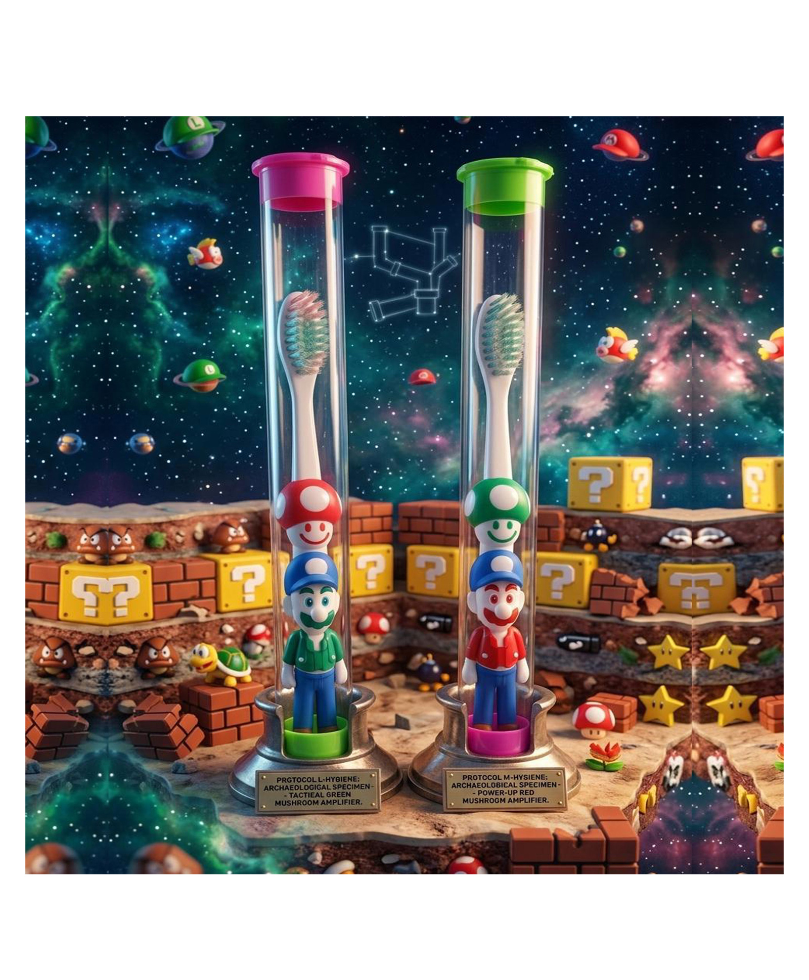 Yunicorn Max Mario Toothbrush - Pack 2 - Color may vary-image-3