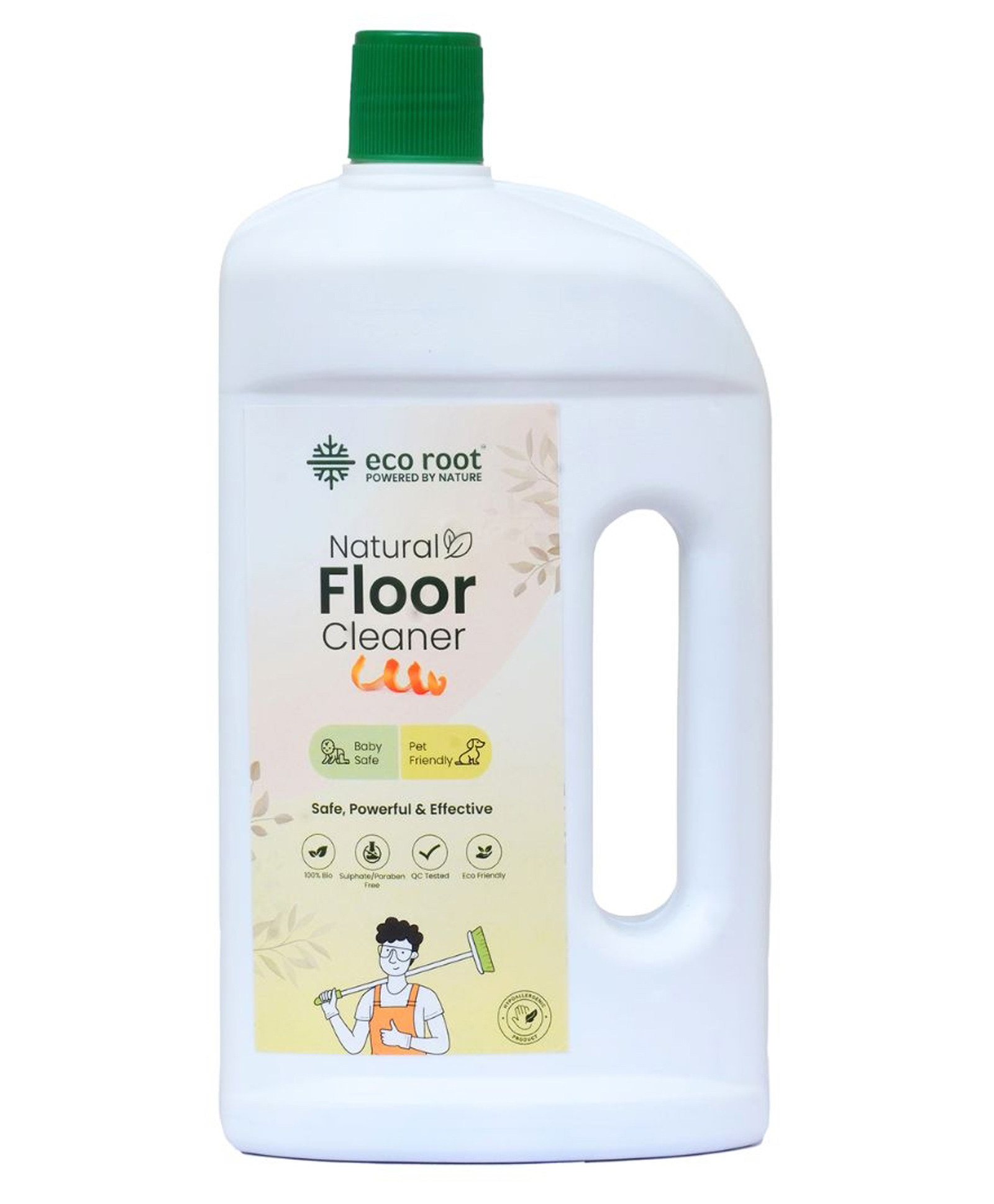 Ecoroot Bioenzyme Natural Floor Cleaner - 1 Litre Bottle-image-1