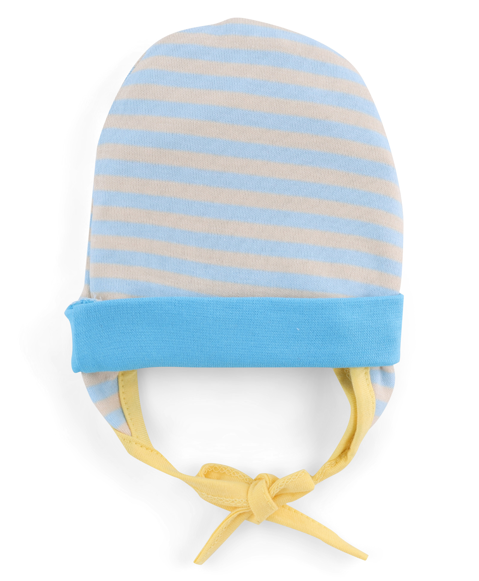 OHMS Interlock Knit Strips Design Cap with Knot Grey - Diameter 15.5cm-image-16