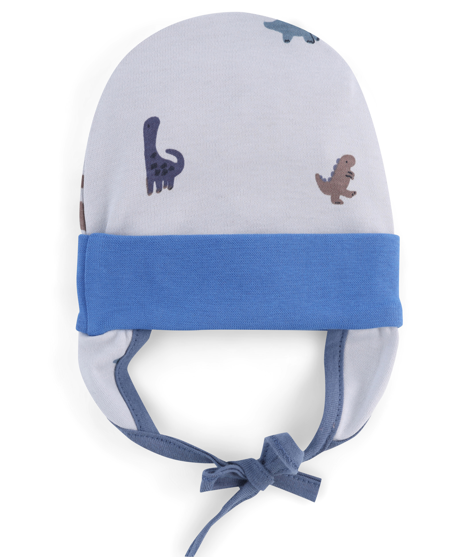 OHMS Interlock Knit Animal Design Cap with Knot Blue - 13.5 cm-image-25