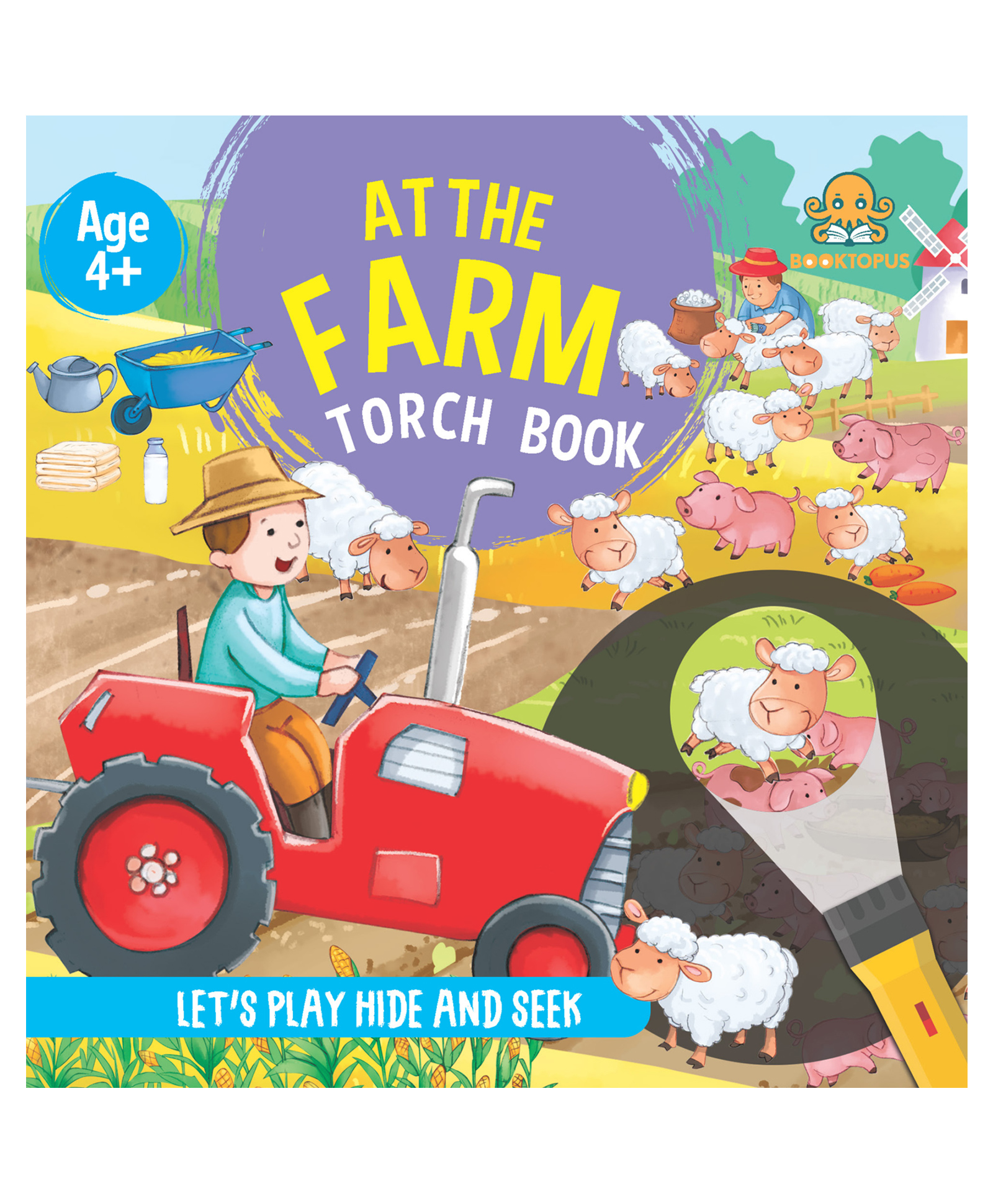 booktopus At the Farm Torch Board Book - English-picture-11