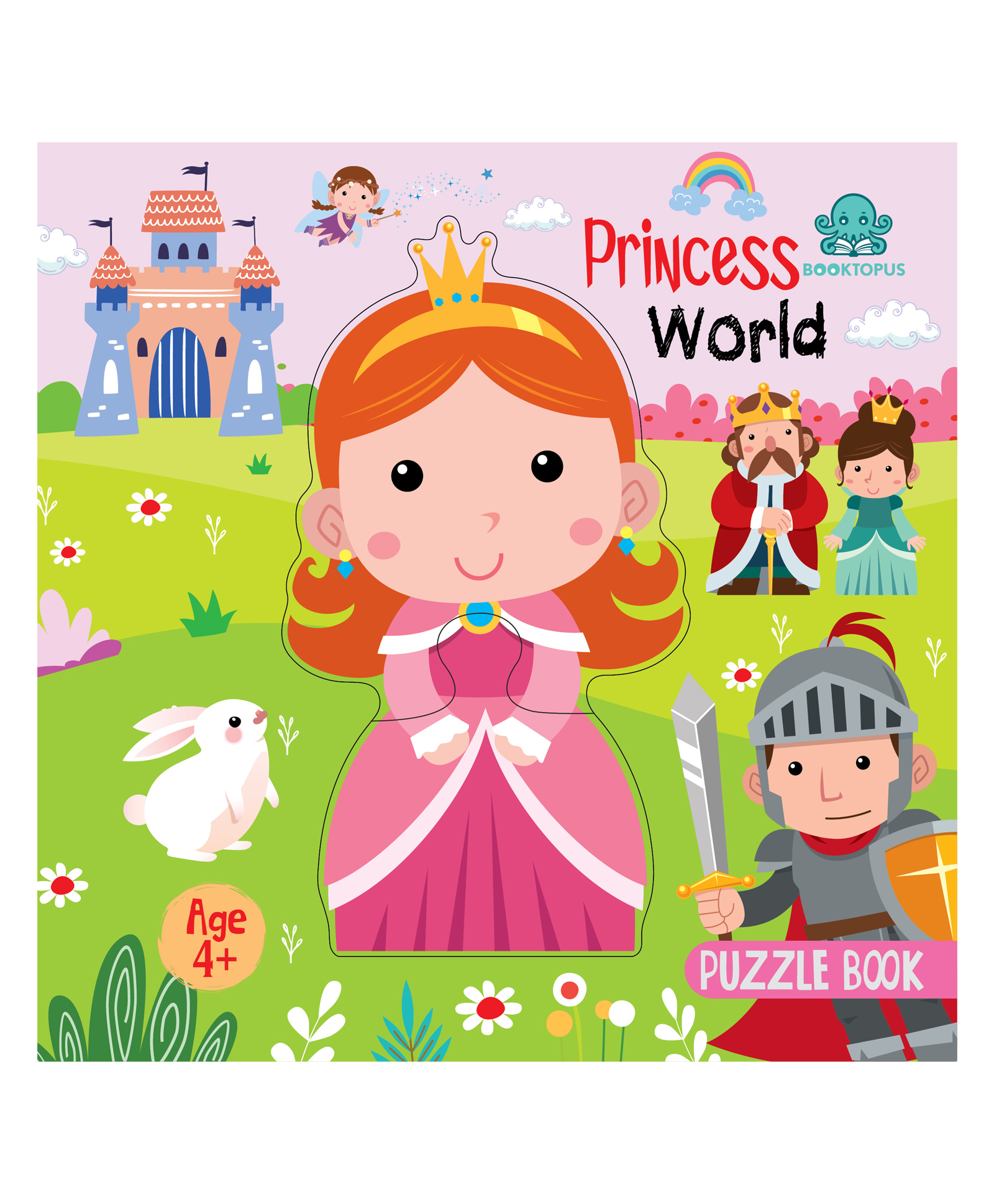 Princess World Puzzle Board Book - English-image-0
