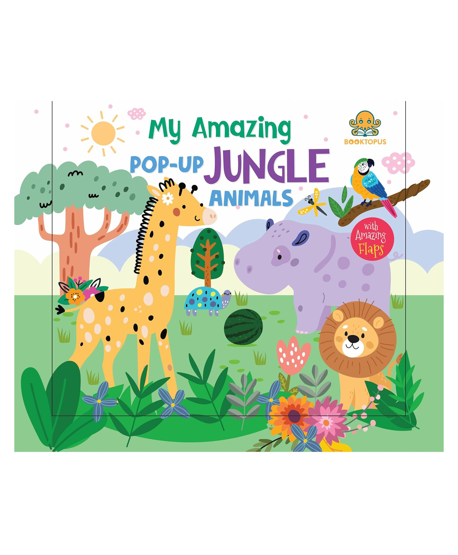 Pop Up Jungle Animals Board Book by Booktopus - English-picture-11