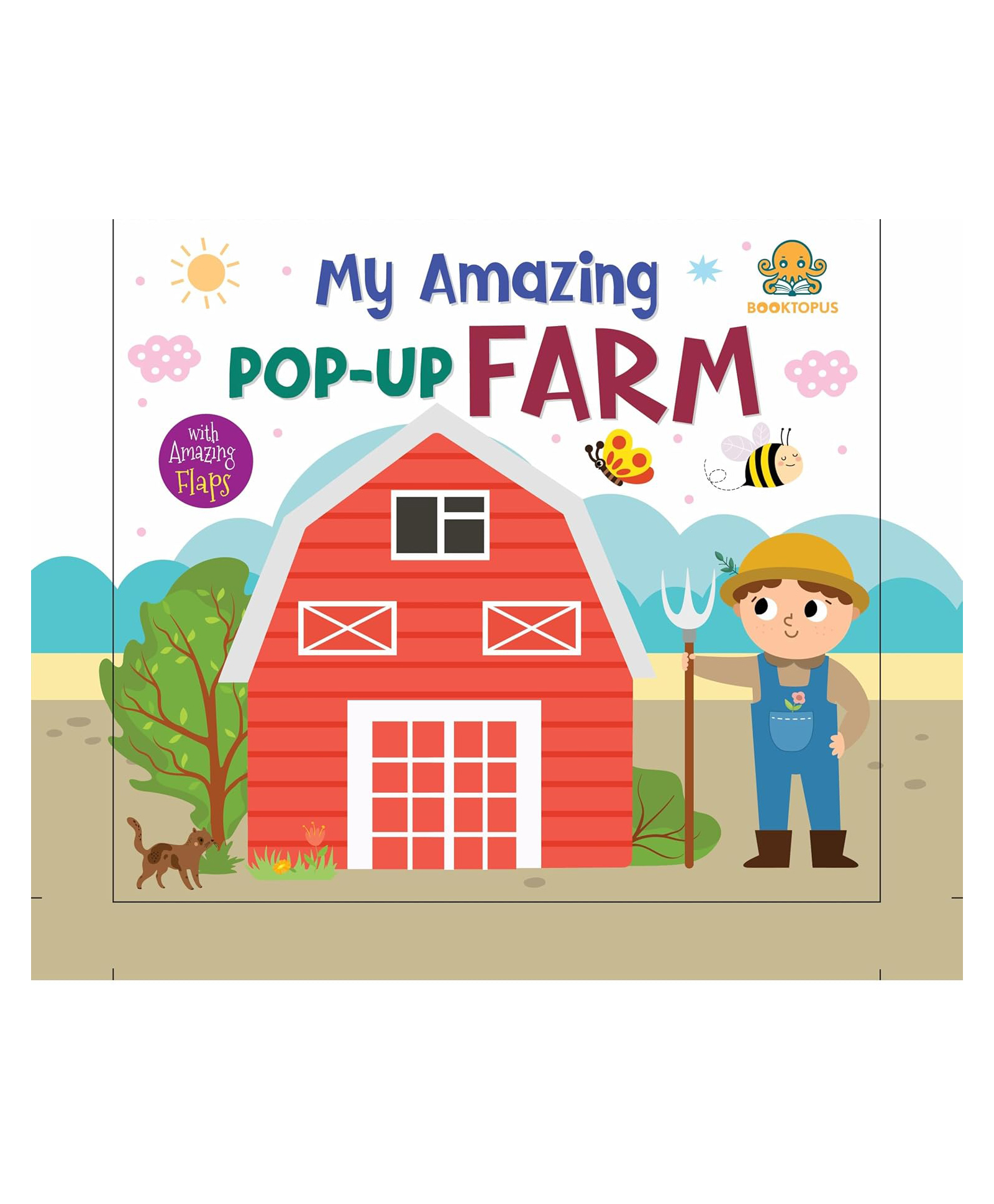 booktopus Pop Up Farm Animals Board Book -English-picture-13
