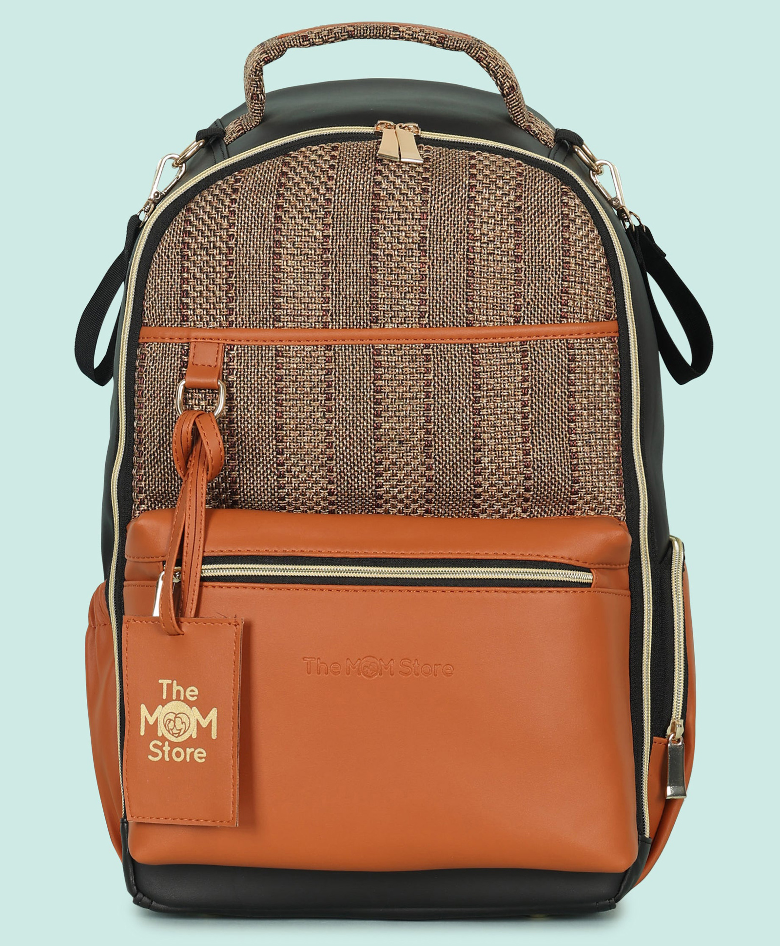 The Mom Store Limited Edition Diaper Bag for Parents(Hazel Haven) - Brown-picture-12