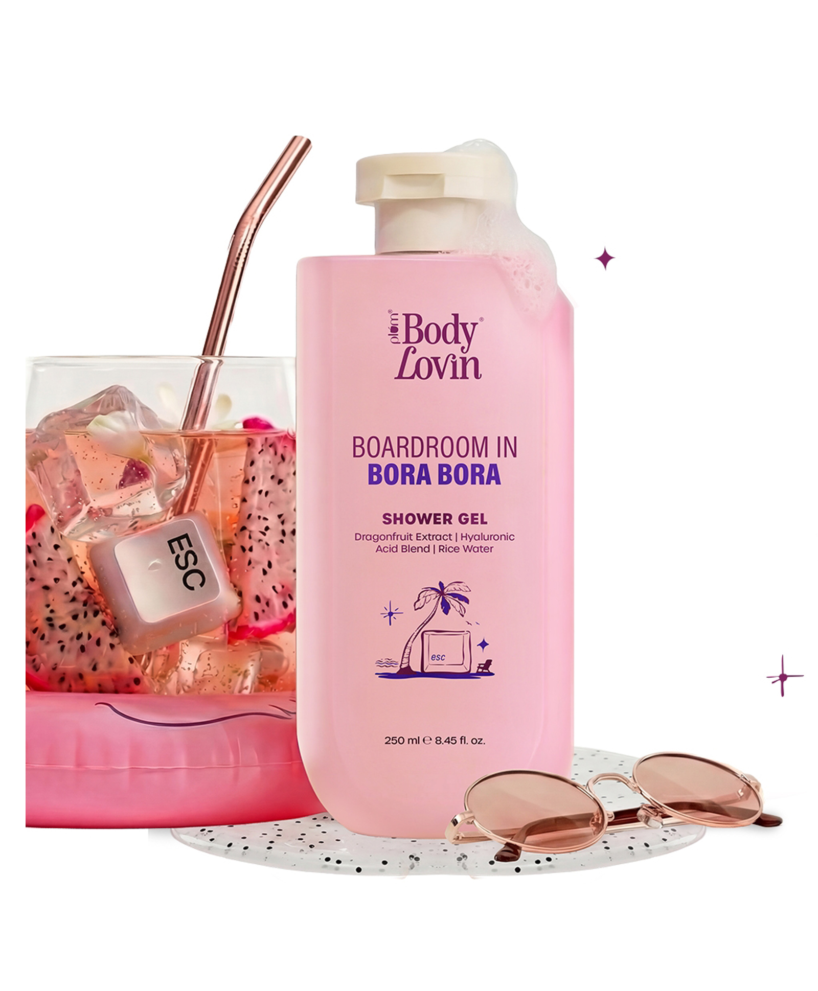 Plum BodyLovin Boardroom In Bora Bora Shower Gel - 250ml-picture-17