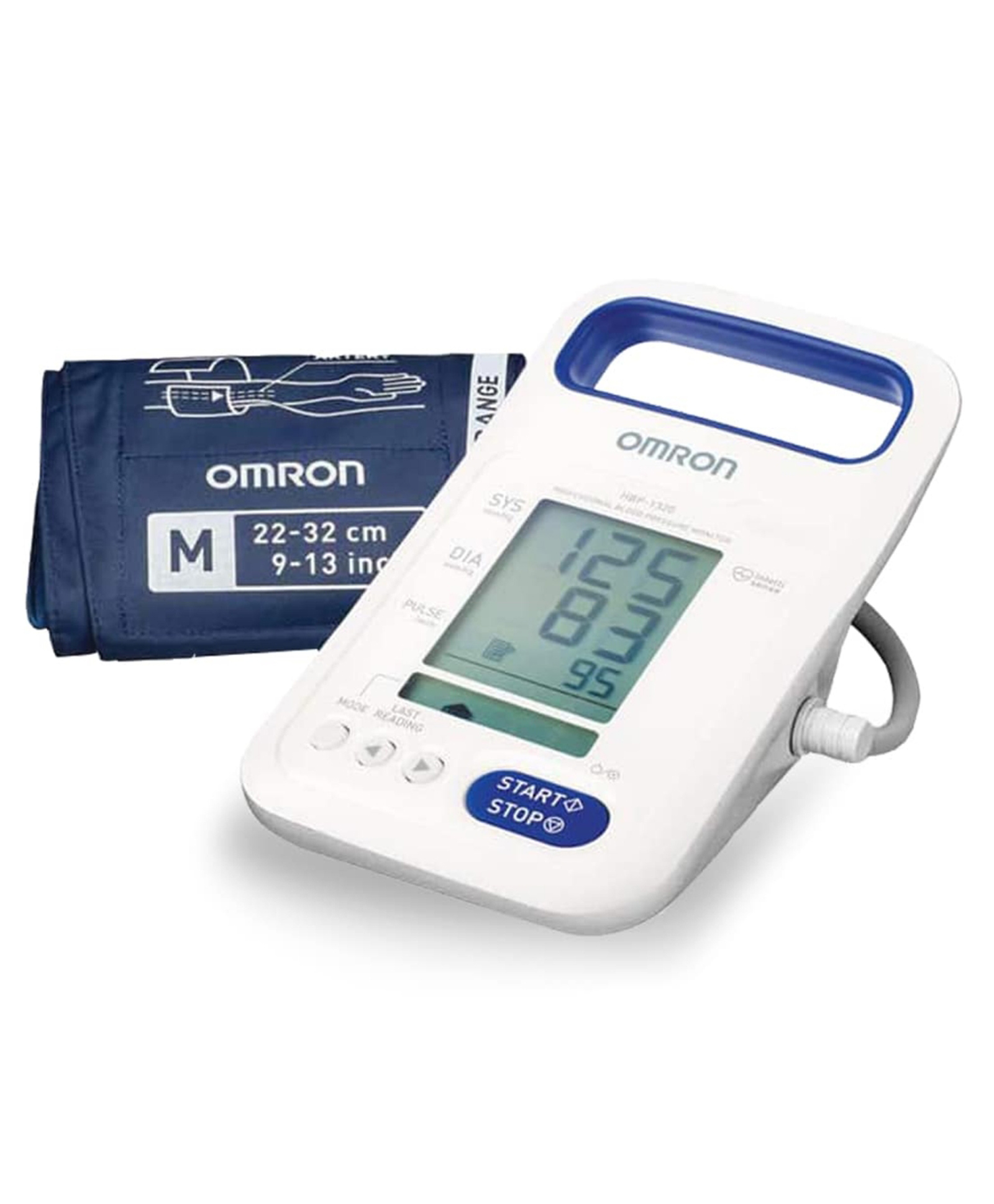 Omron HBP-1320 Clinical Grade Professional Automatic Upper Arm Blood Pressure Monitor | Non-Invasive Blood Pressure, Irregular Pulse Indicator, Custom Rechargeable Battery, AC/Battery Powered-image-40