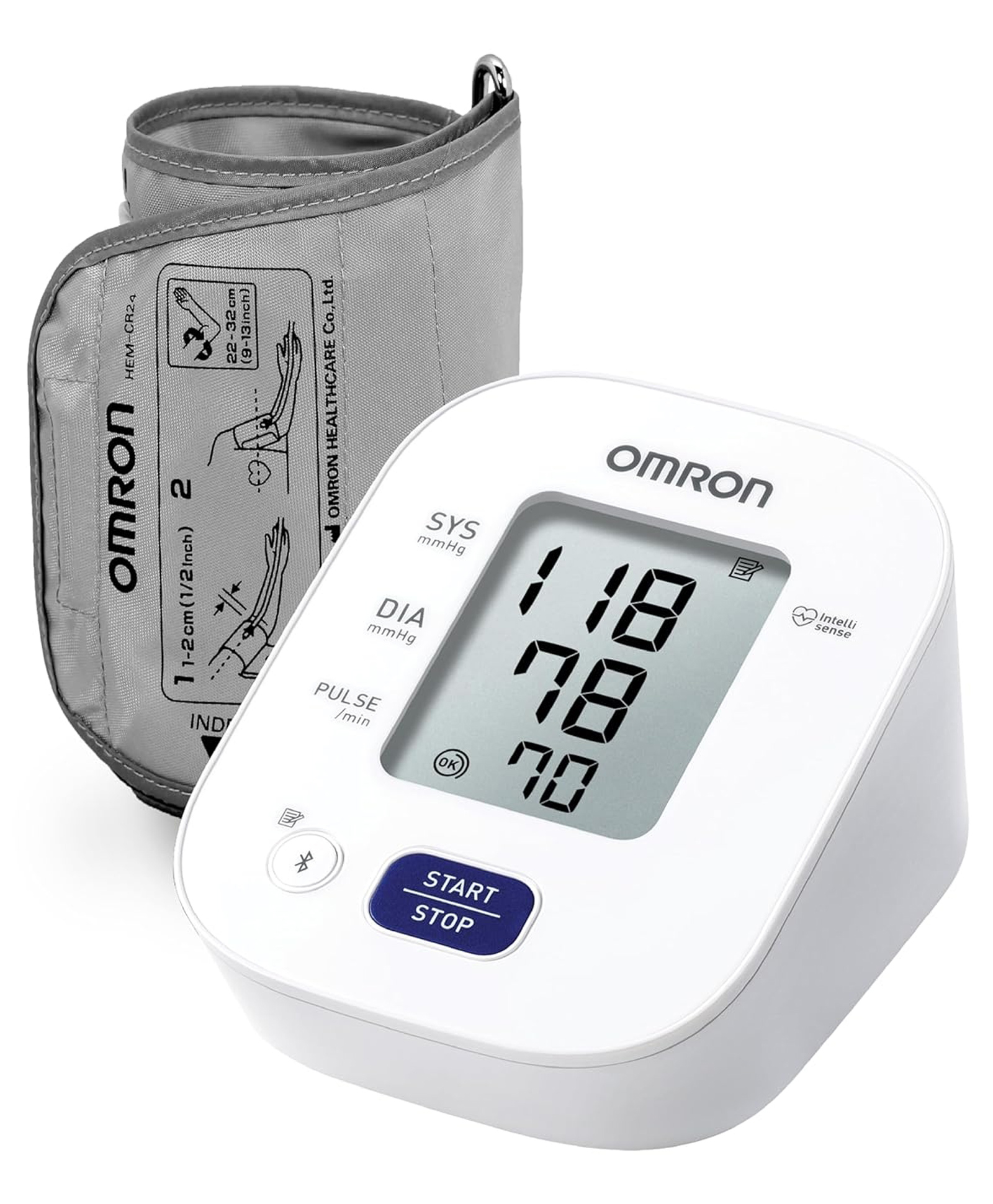 Omron HEM 7140T1 Bluetooth Arm Blood Pressure Monitor Recommended Brand By Doctors,With Japanese Technology,Cuff Wrapping Guide,Hypertension Indicator&Intellisense Technology For Accuracy Measurement-image-25