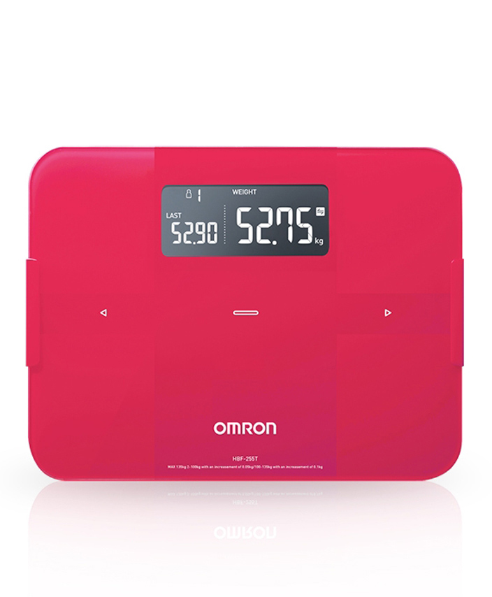 Omron HBF 255T Bluetooth Enabled Digital Full Body Composition Monitor with 4 User & Guest Mode Feature to Monitor BMI, Vesceral Fat Level, Body Fat & Skeletal Muscle Percentage (Red)-image-25