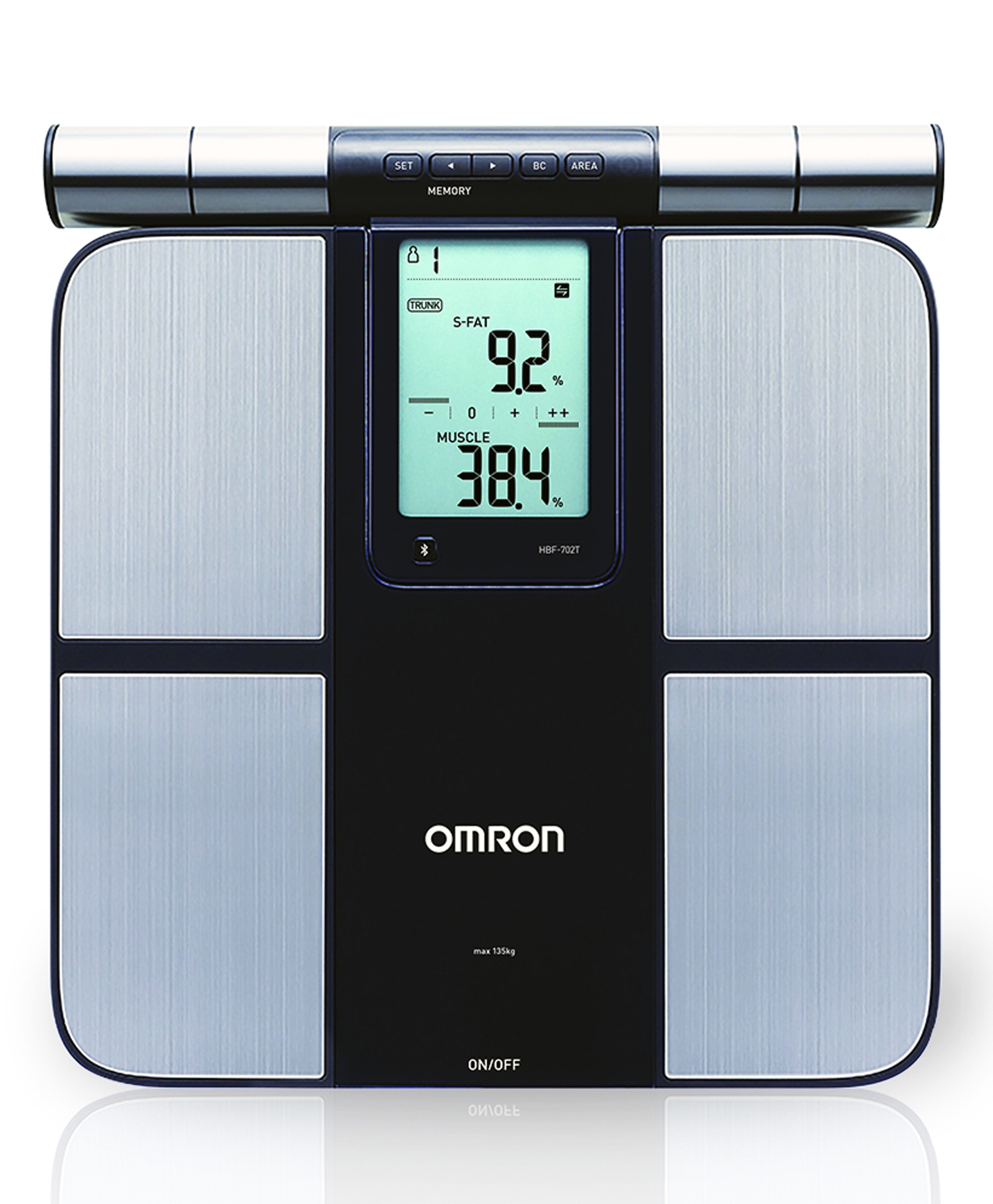 Omron New Karada Scan HBF 702T Digital Body Composition Monitor - Silver-image-8