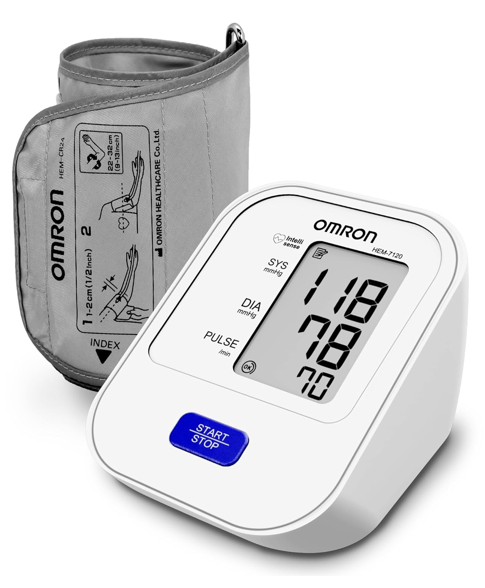 Omron Hem-7120 Automatic Blood Pressure Monitor (White)-image-47