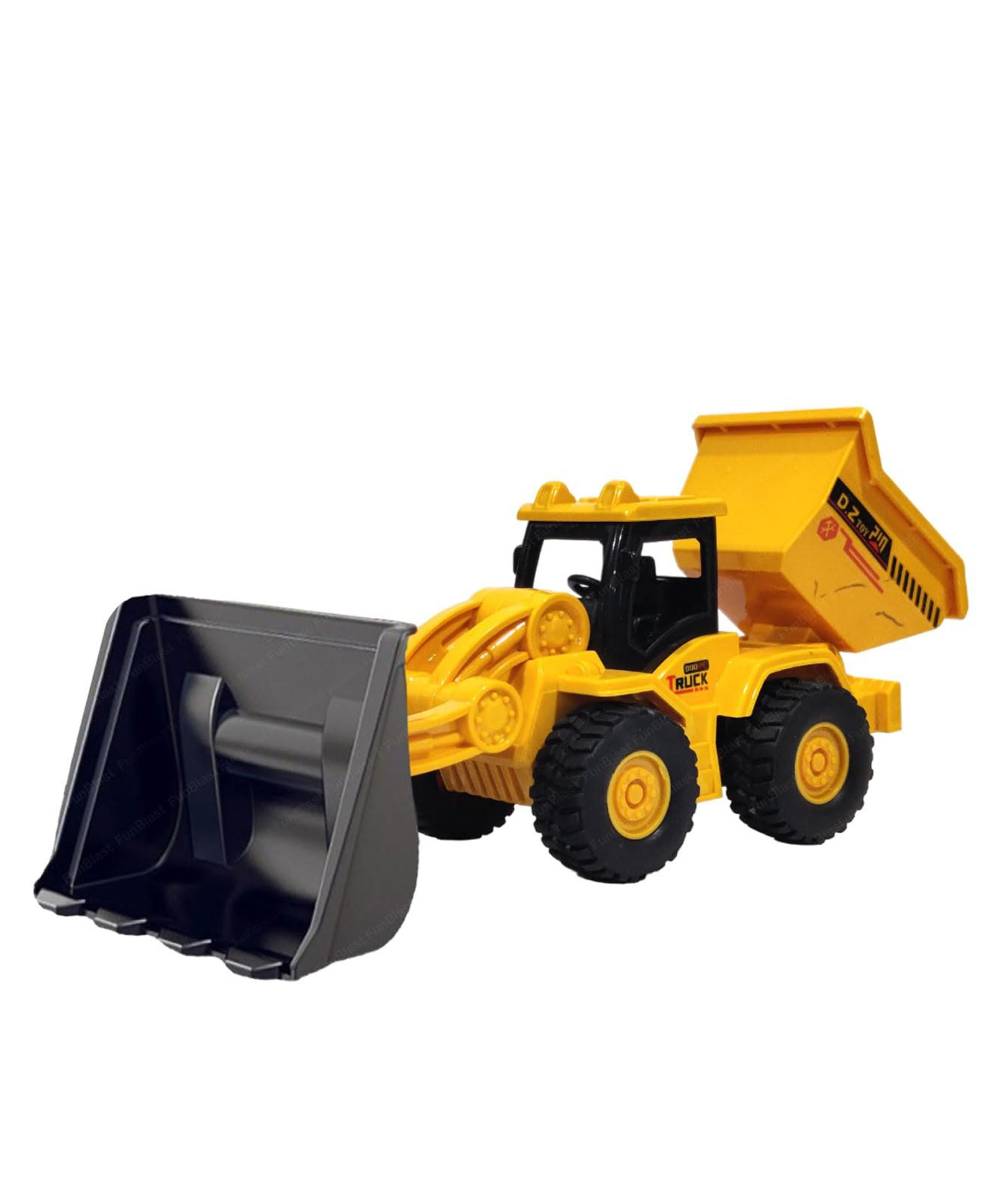 FunBlast Pull Back Friction Power Construction Bulldozer Dumper Toys for Kids Multicolor-image-27