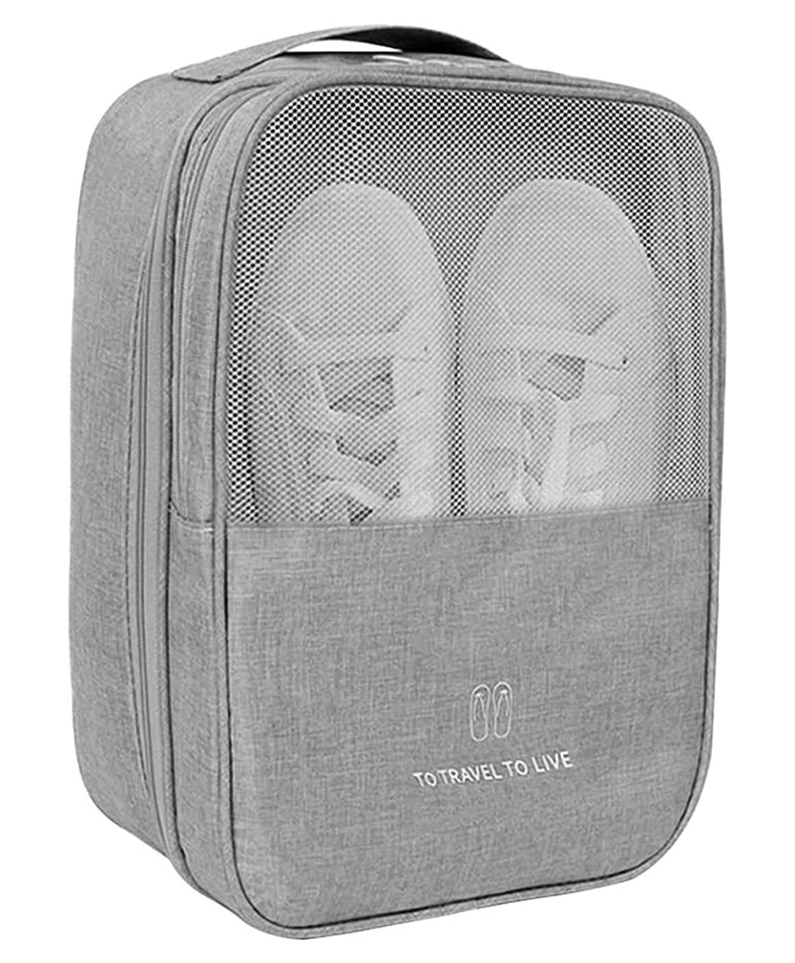 FunBlast Travel Shoe Bags Multipurpose Portable Footwear Organizer for Travel - Grey-picture-14