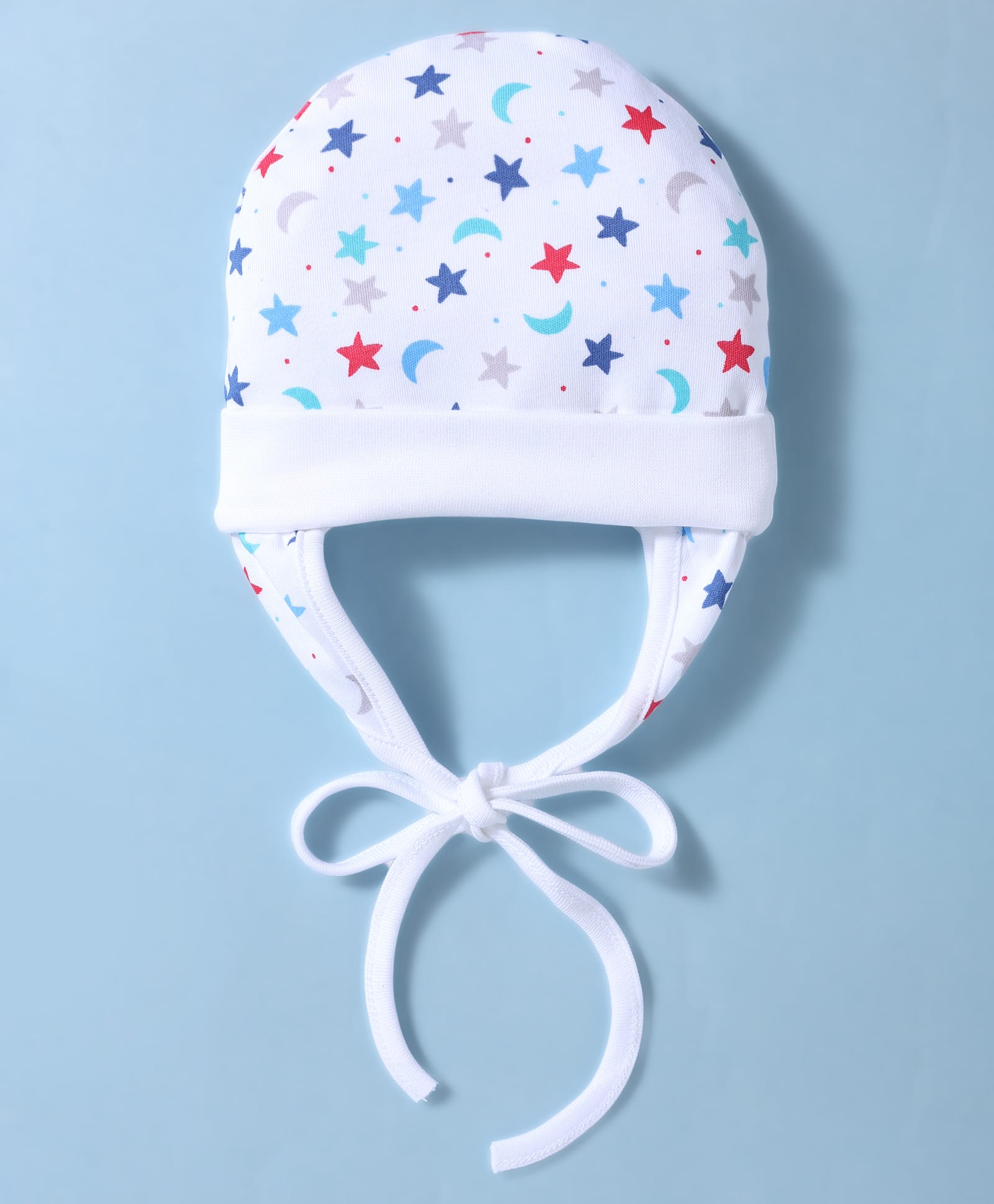Ben Benny Interlock Knit Cap With Star Print White - Diameter 15 cm-picture-25