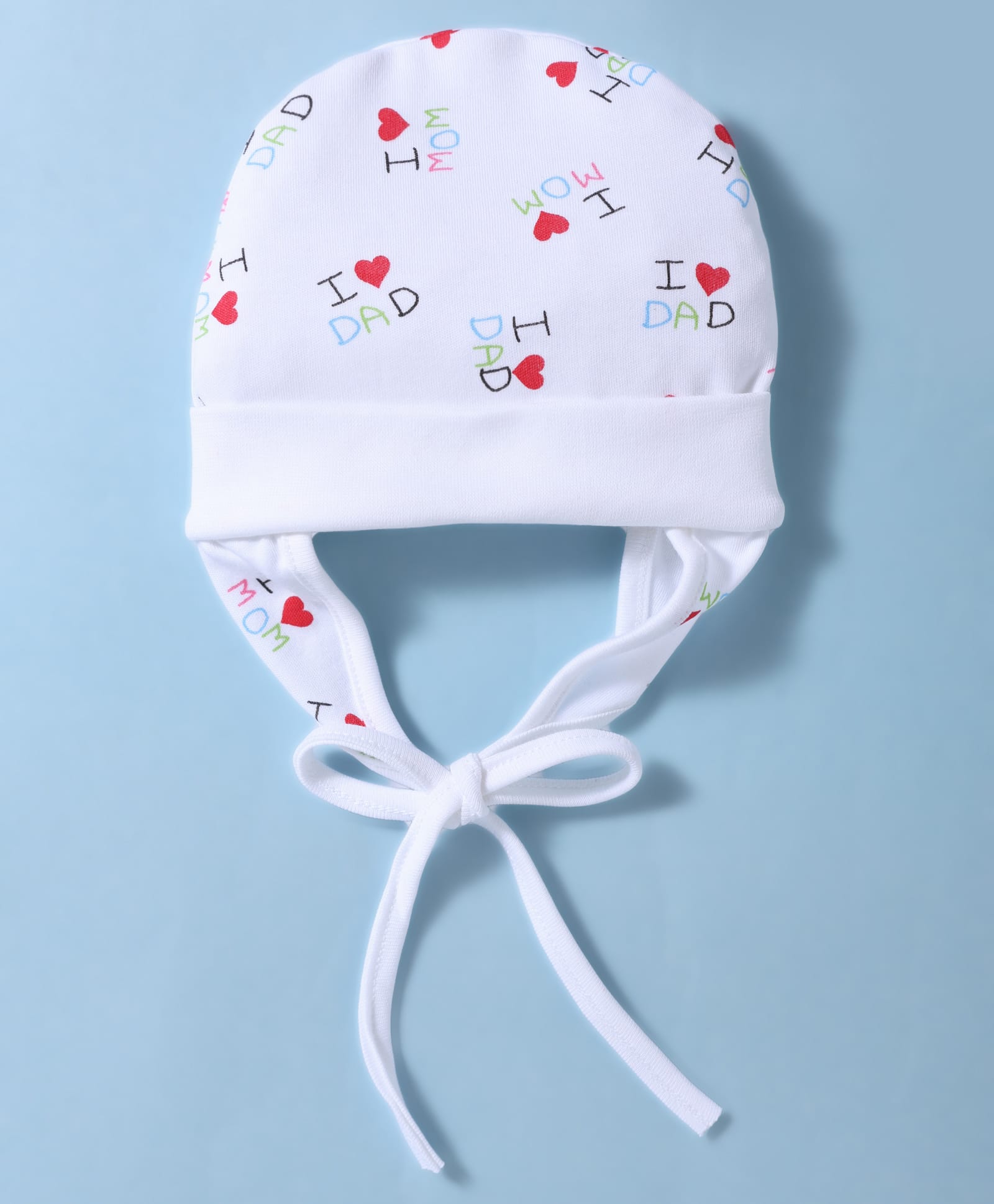 Ben Benny Interlock Knit Cap With Text Print White - Diameter 15.5 cm-picture-10
