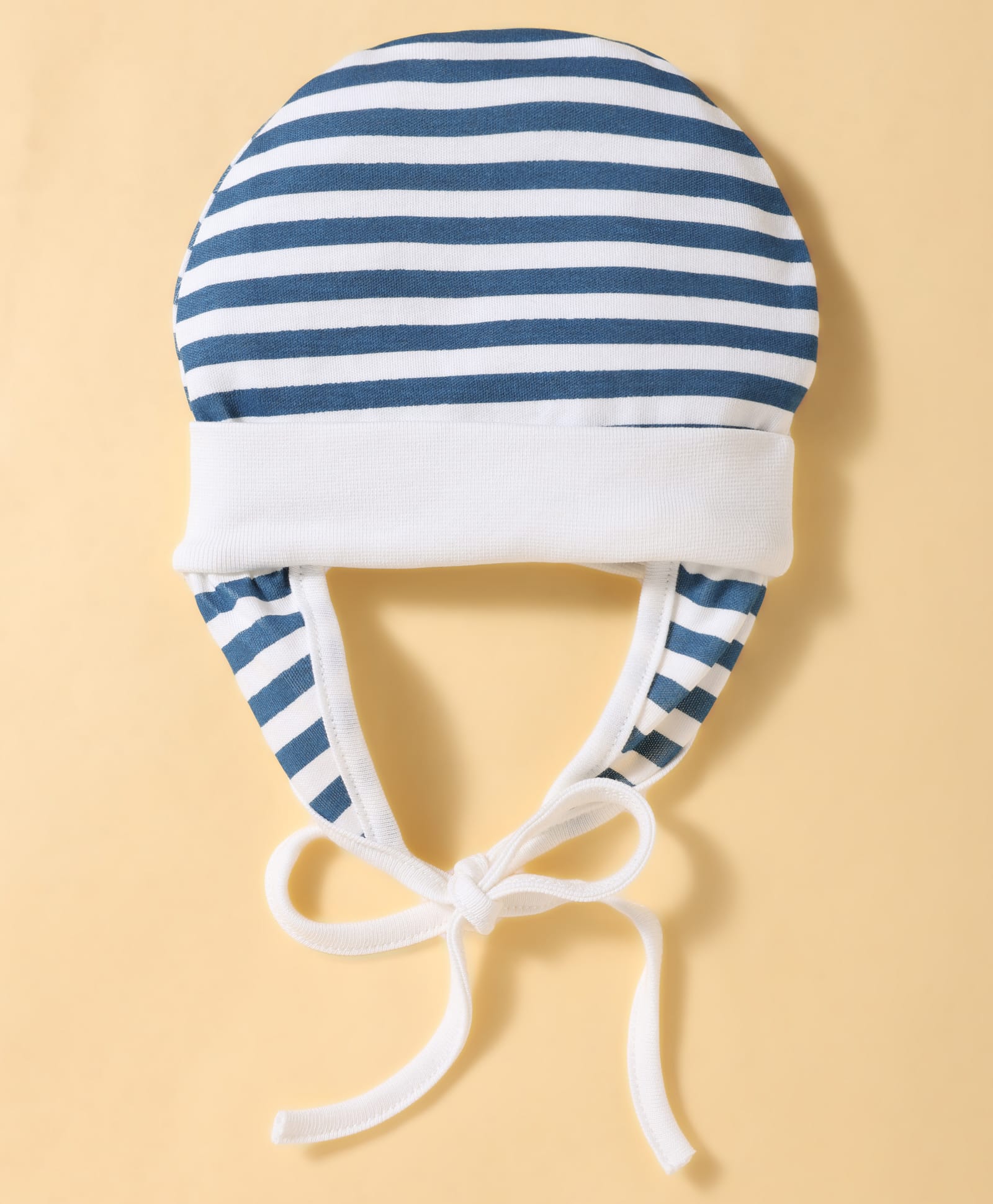 Ben Benny Interlock Knit Cap With Stripes White - Diameter 15 cm-image-22