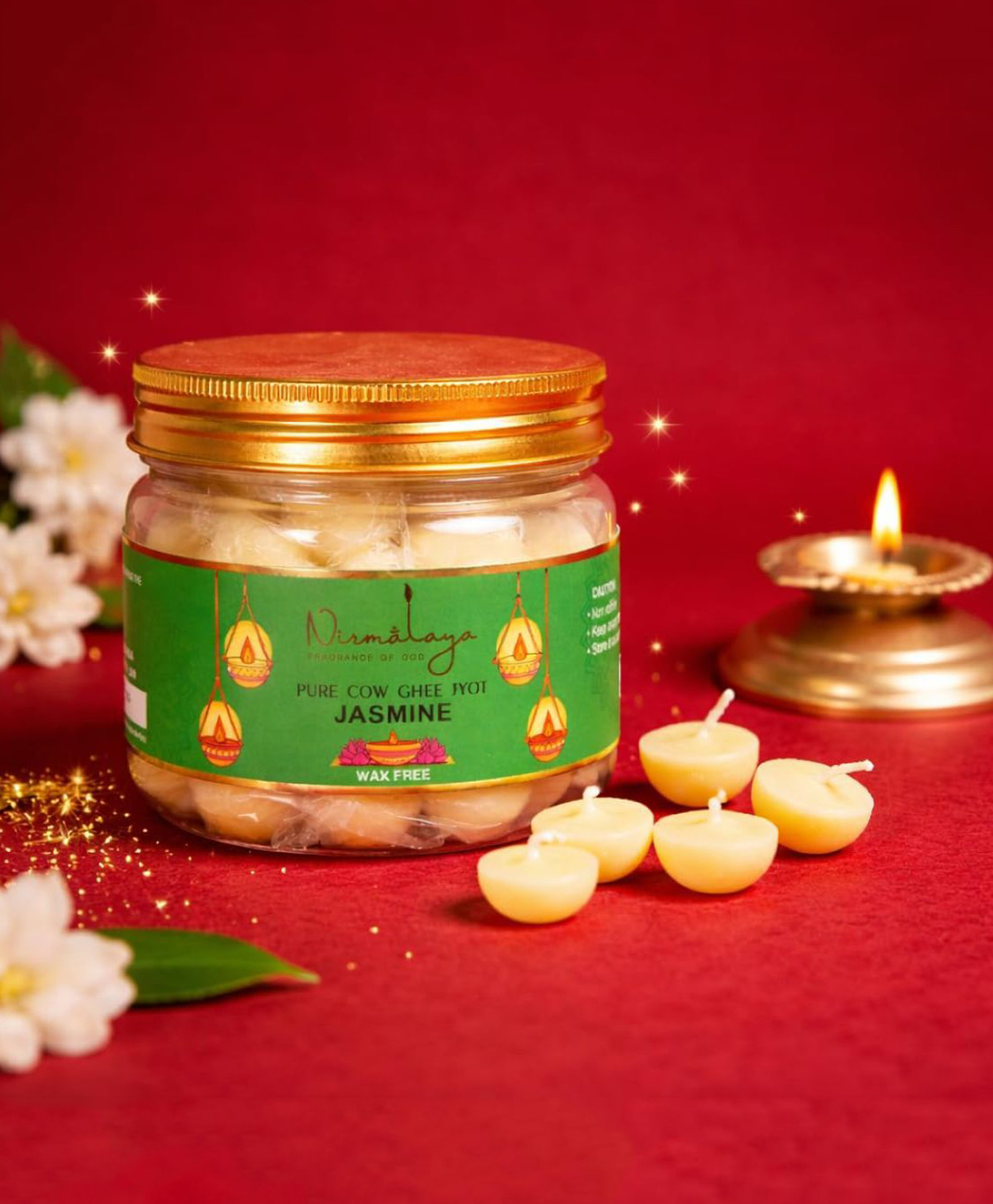 Nirmalaya Jasmine Cow Ghee Jyot Pack of 1-picture-21