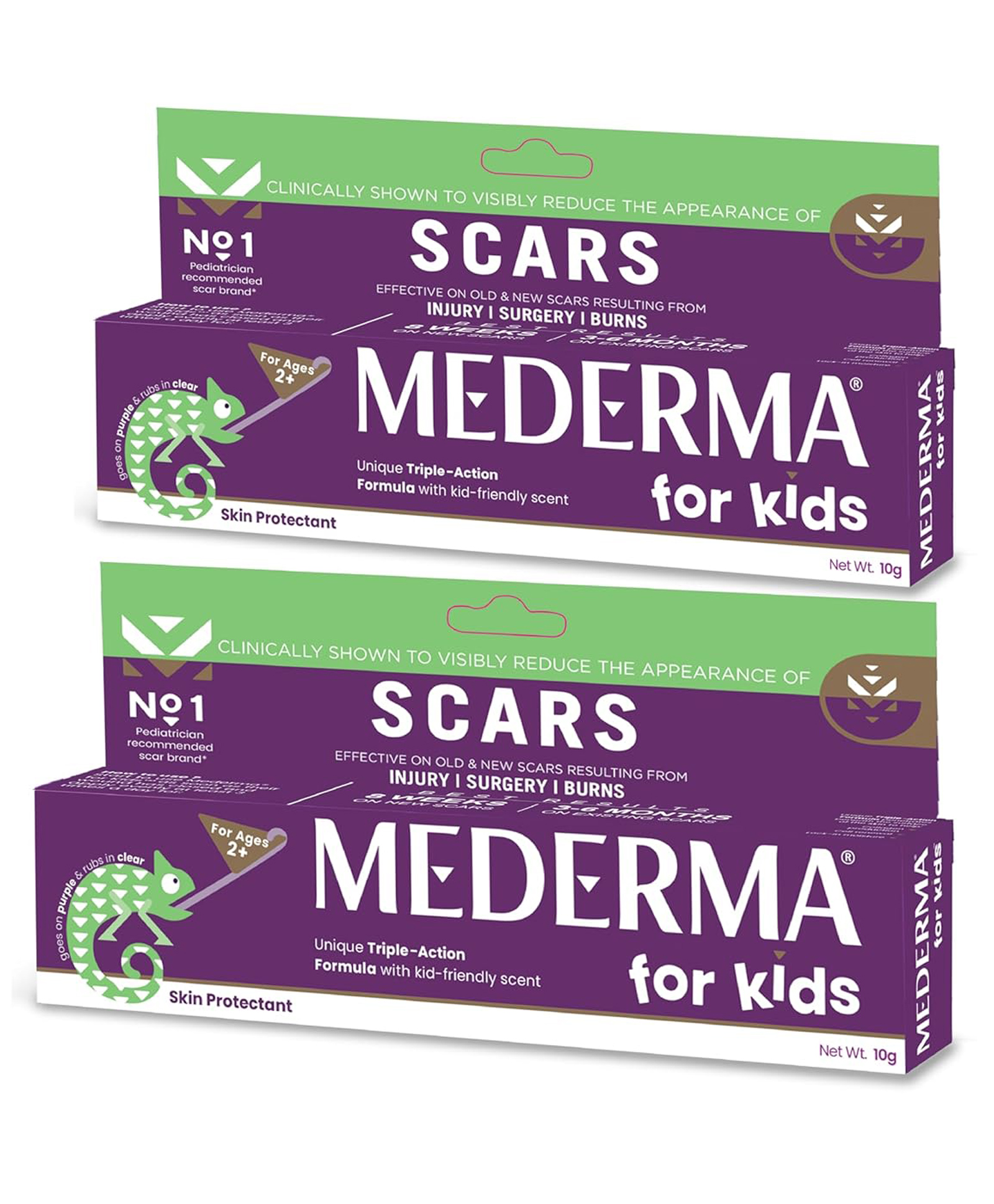 Mederma Kids Scar Treatment Gel | Kid-Friendly | 2-12 Years Age | Scar Removal Gel for Kids & Babies | Cut, Burn & Surgery Scar Removal | 10g Pack of 2-image-5