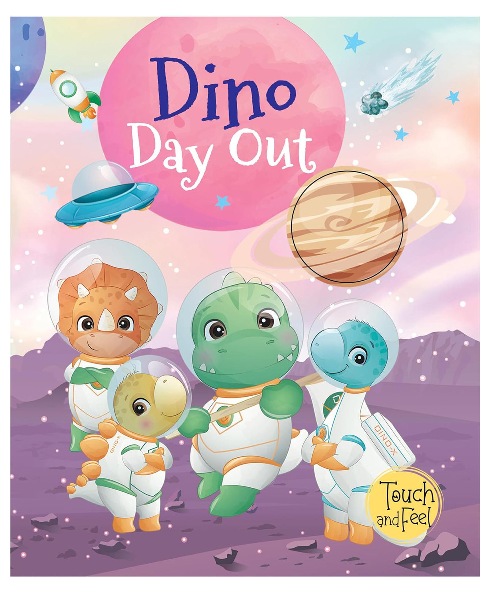 Dino Day Out Sensory Touch & Feel Board Book For Toddlers -English-image-40