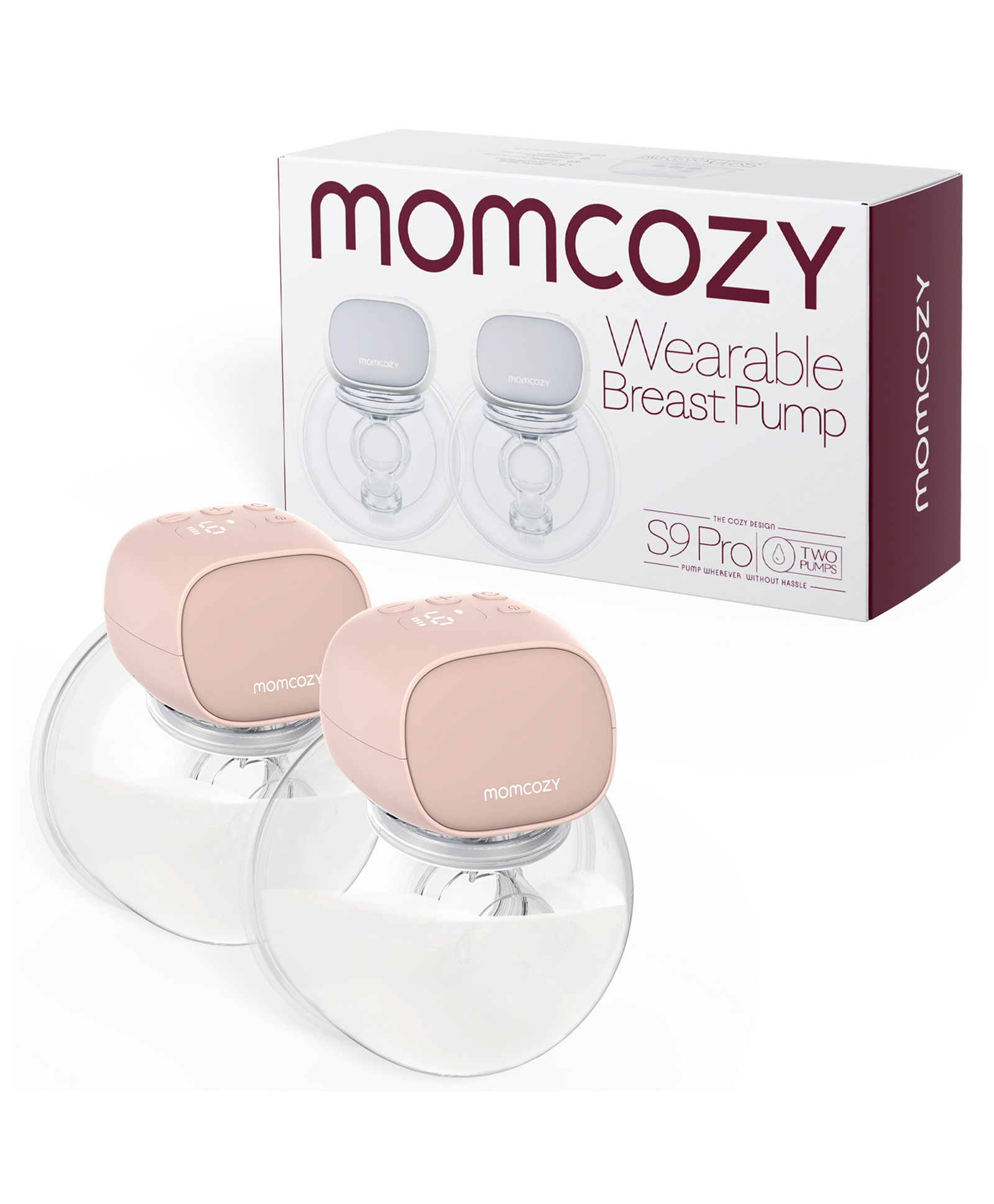 Momcozy Breast Pump S9 Double Pink-picture-24