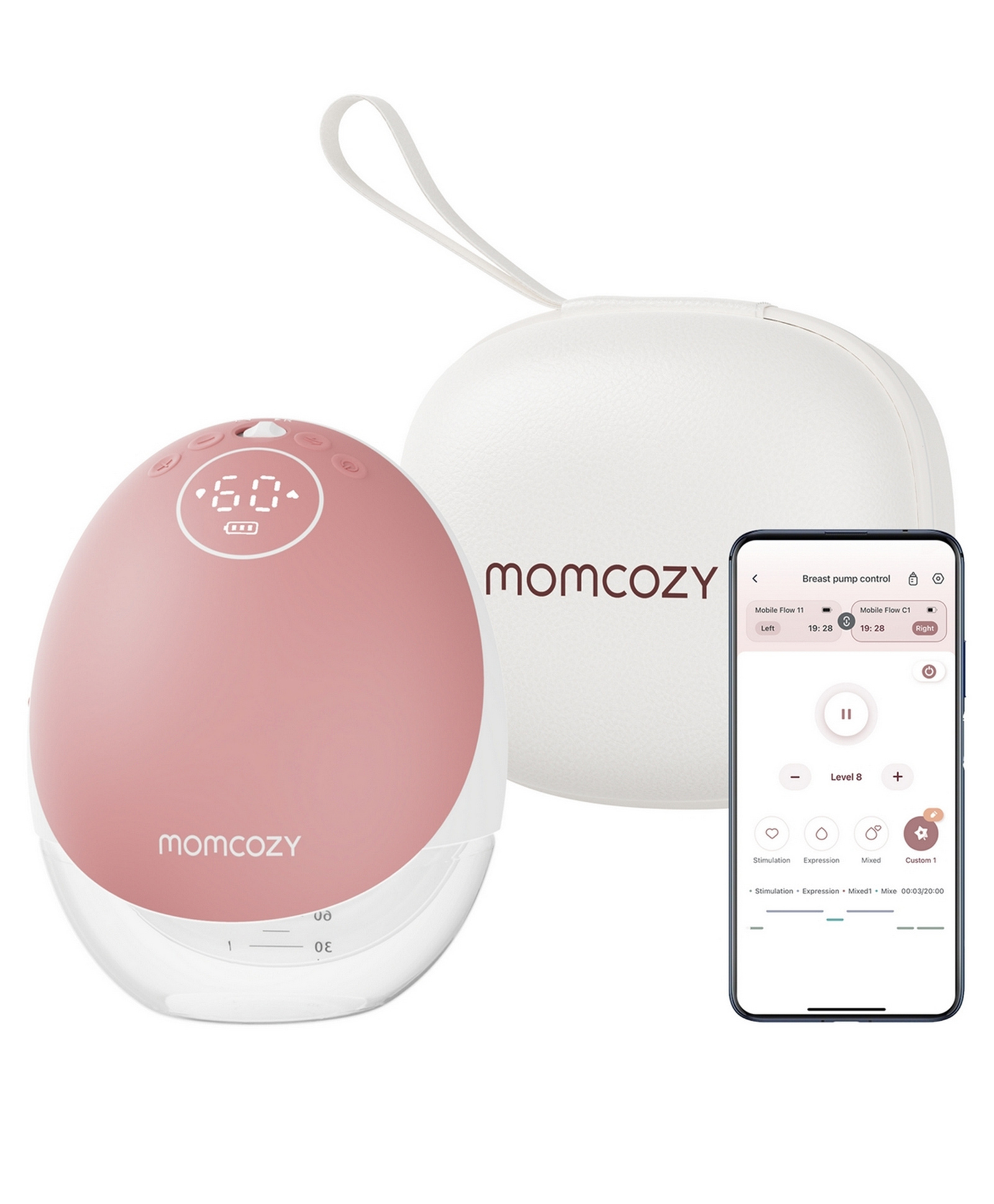Momcozy Breast Pump M9 Single Cozy Red-picture-34