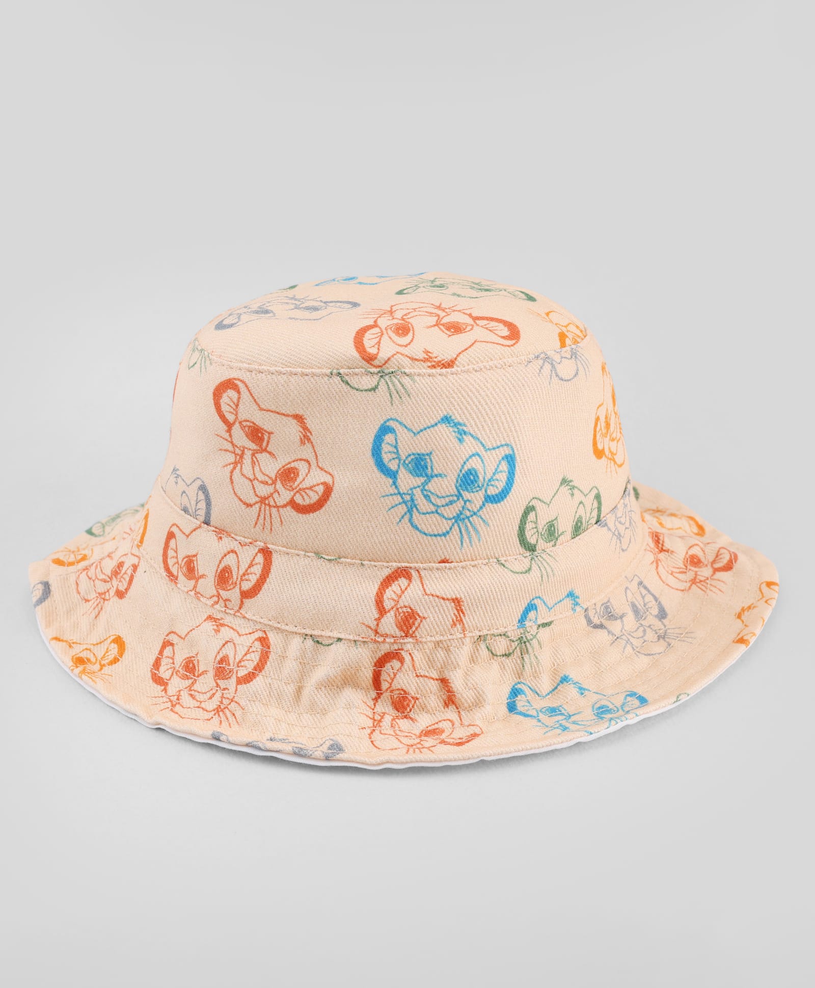 Babyoye Disney Cotton Woven Animal Printed Bucket Cap Peach- Diameter 17 cm-picture-31