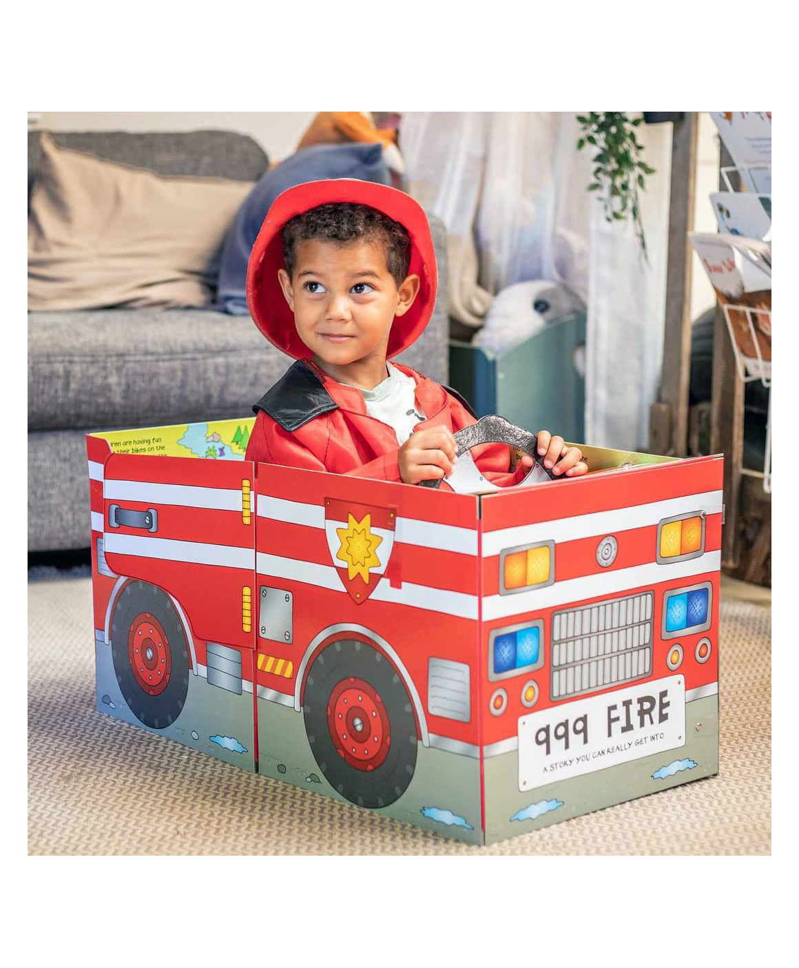 harper collins Convertible Fire Engine Board Book by Miles Kelly and Amy Johnson - English-picture-14