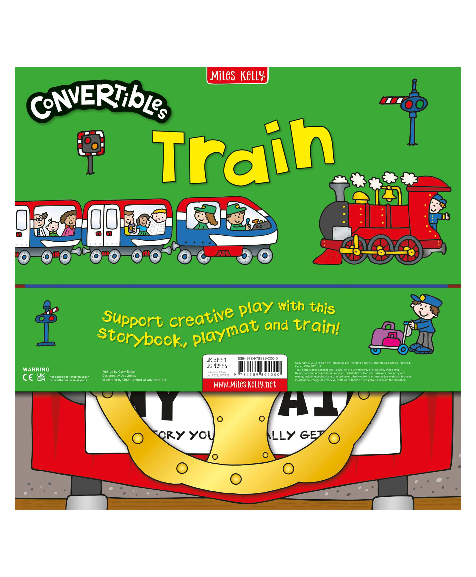 harper collins Convertible Train, Board Book, By - Miles Kelly - English-picture-20