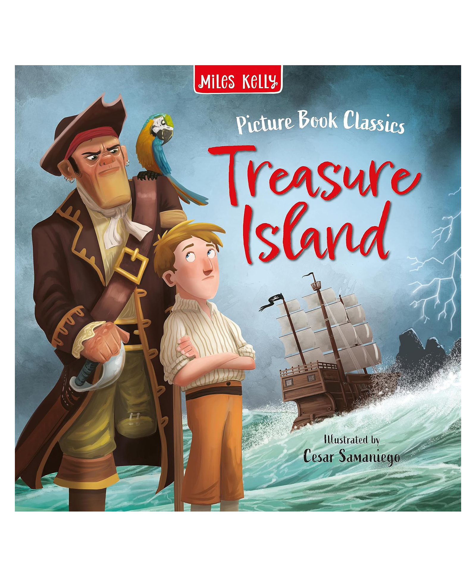 Treasure Island (Picture Book Classics), Paperback, By - Miles Kelly - English-image-42