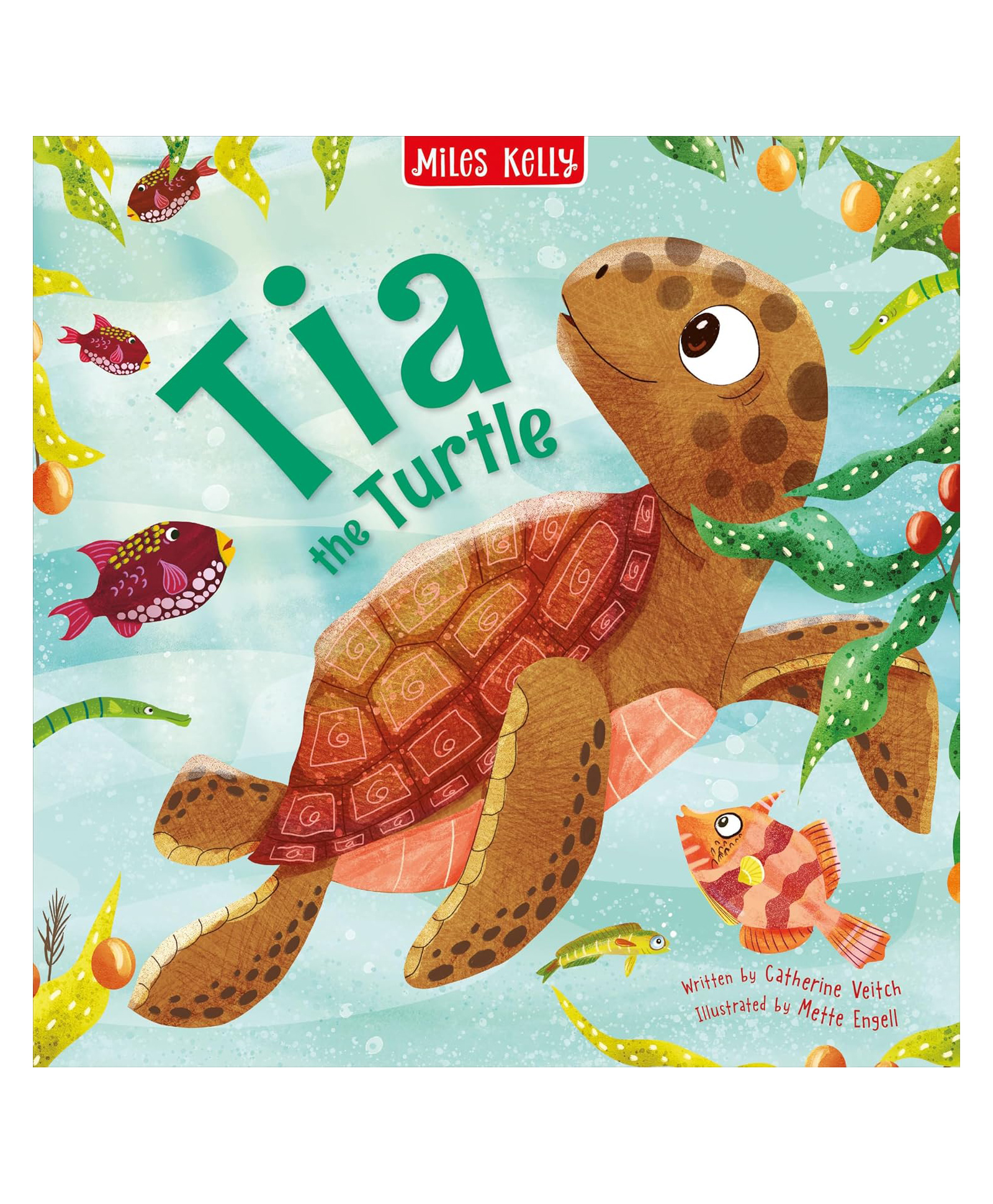 Tia the Turtle: A Children's Picture Book of Marine Wildlife and Adventure (Sea Stories), Paperback, By - Miles Kelly and Catherine Veitch - English-image-23